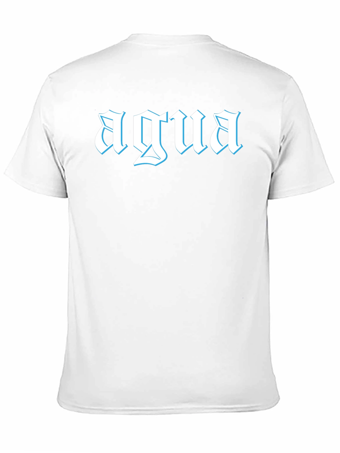 Agua Graphic Tee - Black Cotton T-Shirt