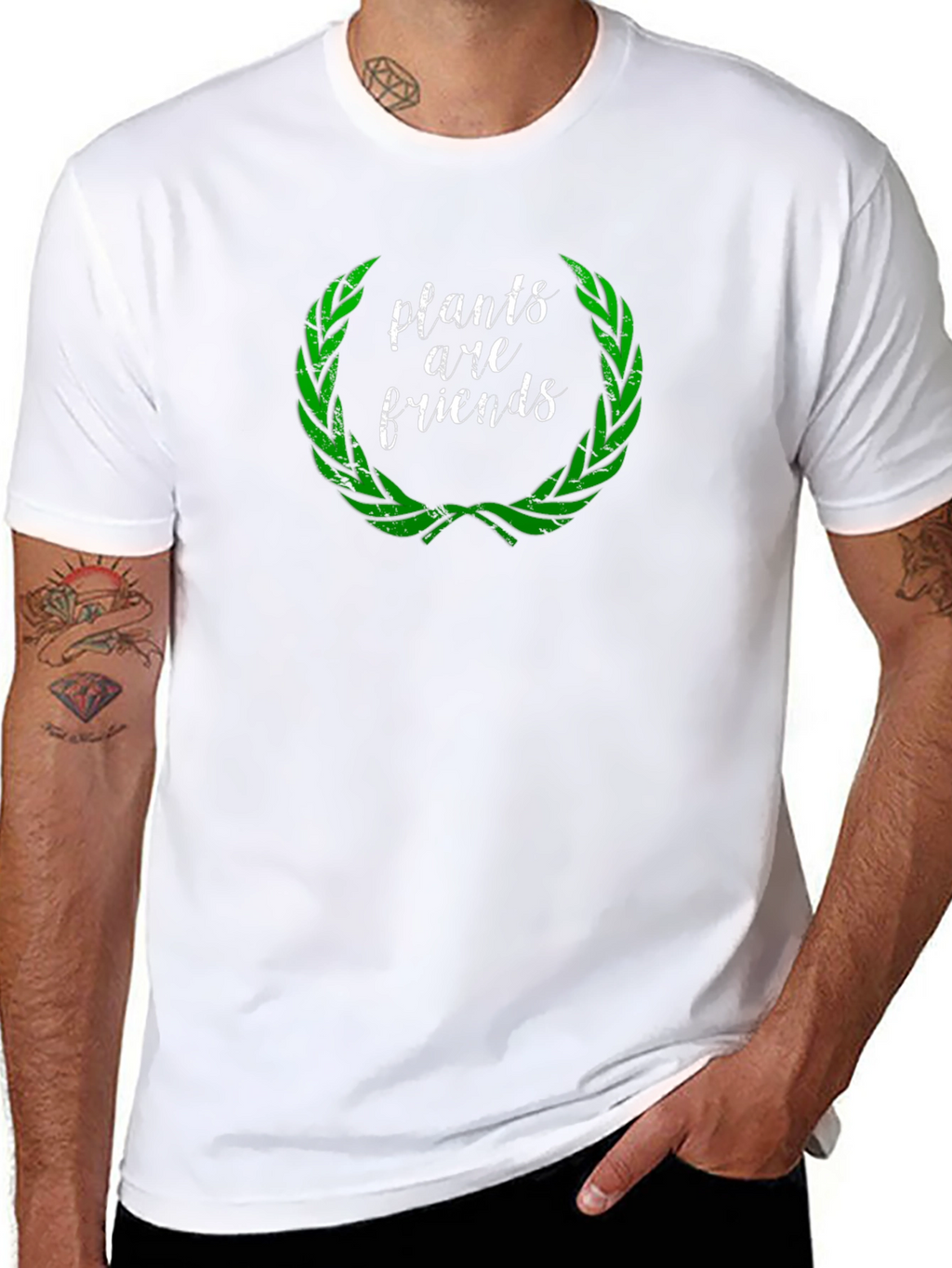 Plants Are Friends Graphic Tee - Unisex Vegan T-Shirt