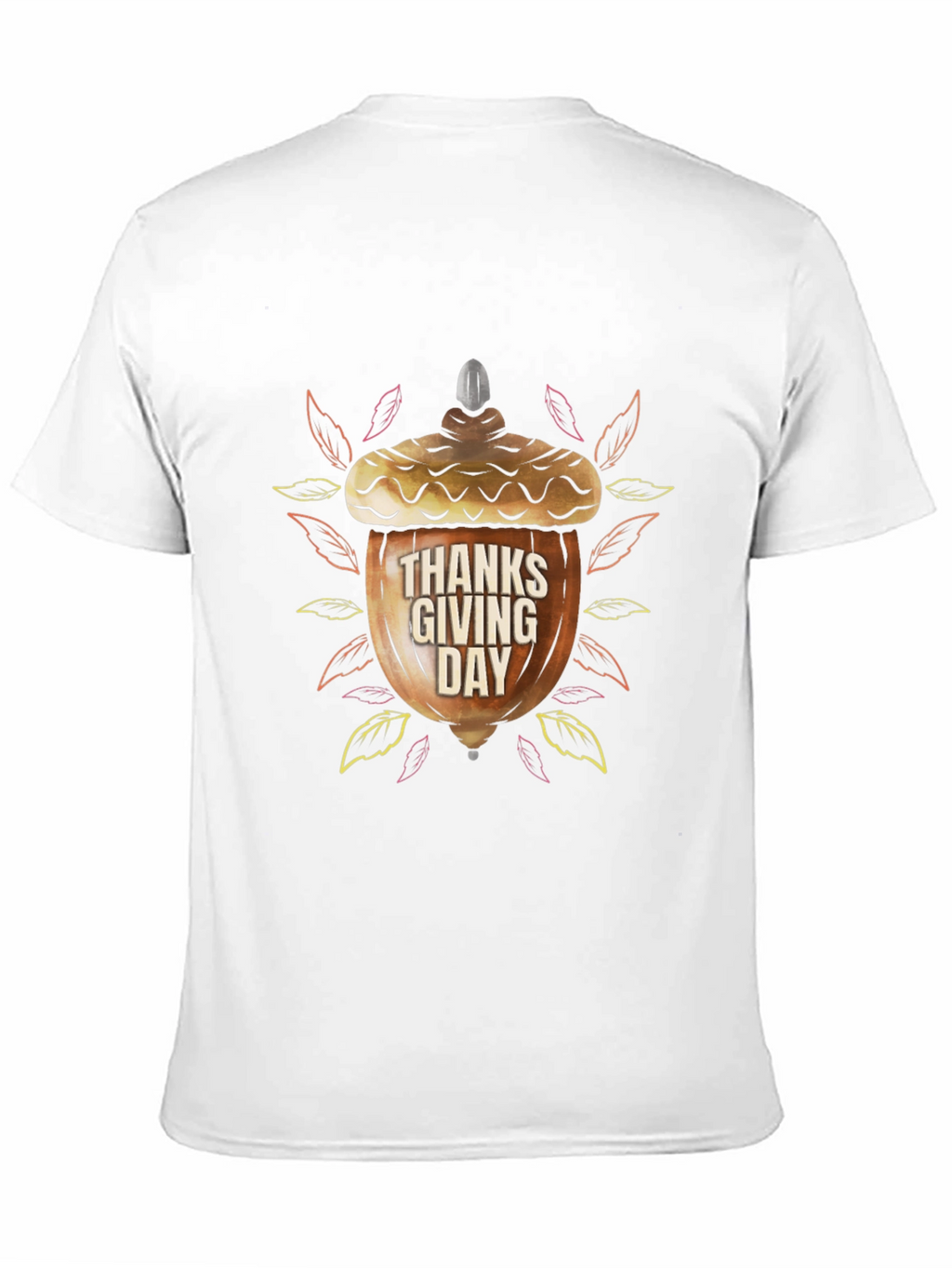 Thanksgiving Acorn Graphic T-Shirt