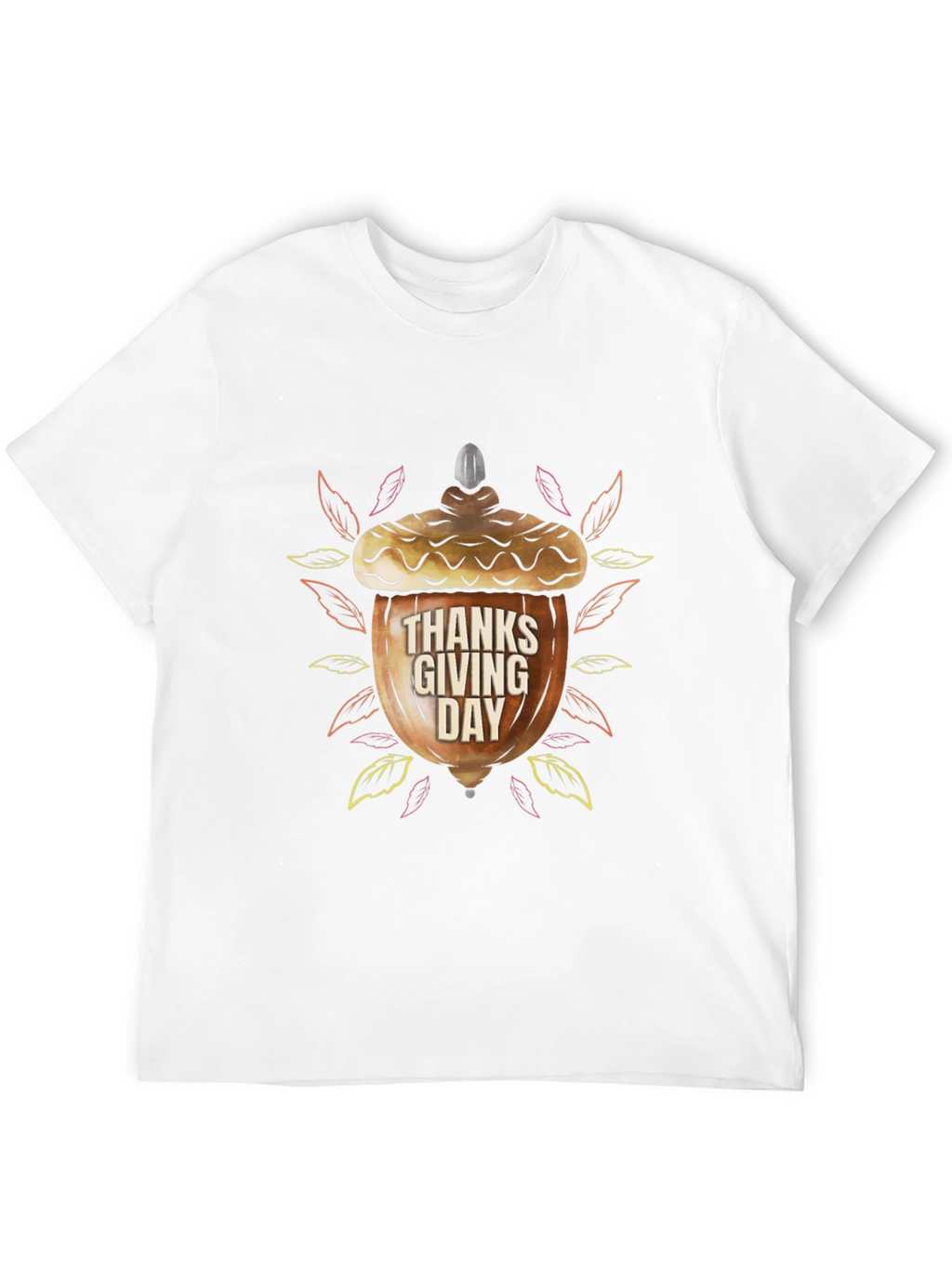 Thanksgiving Acorn Graphic T-Shirt