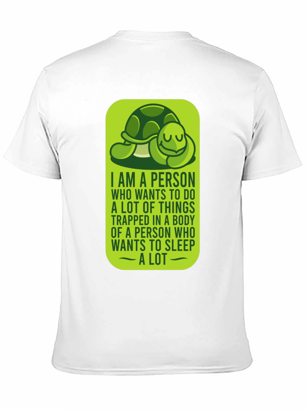 Funny Turtle Graphic T-Shirt - Introvert Sleep Lover Tee