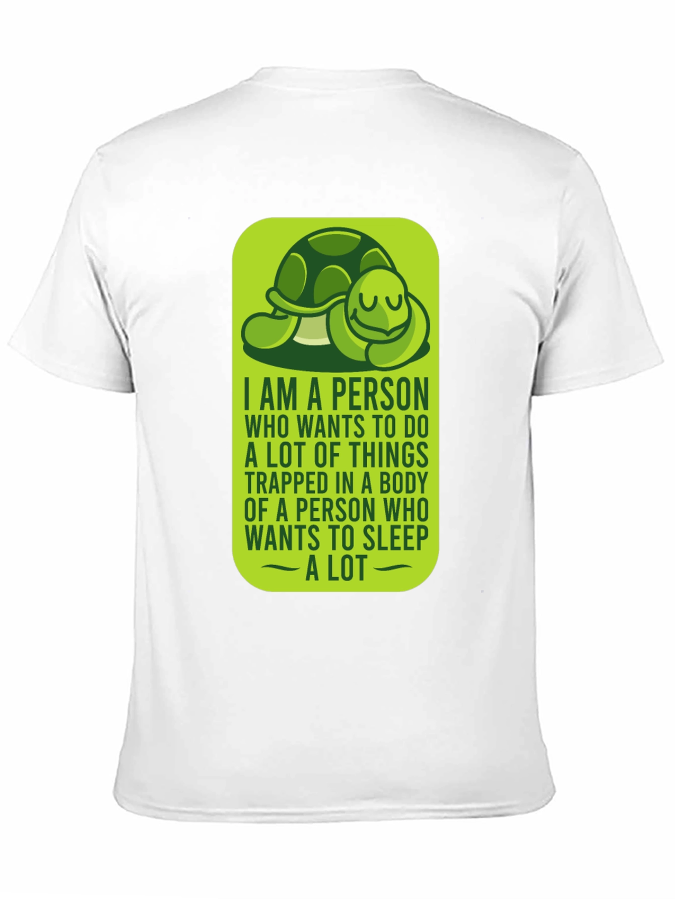 Funny Turtle Graphic T-Shirt - Introvert Sleep Lover Tee