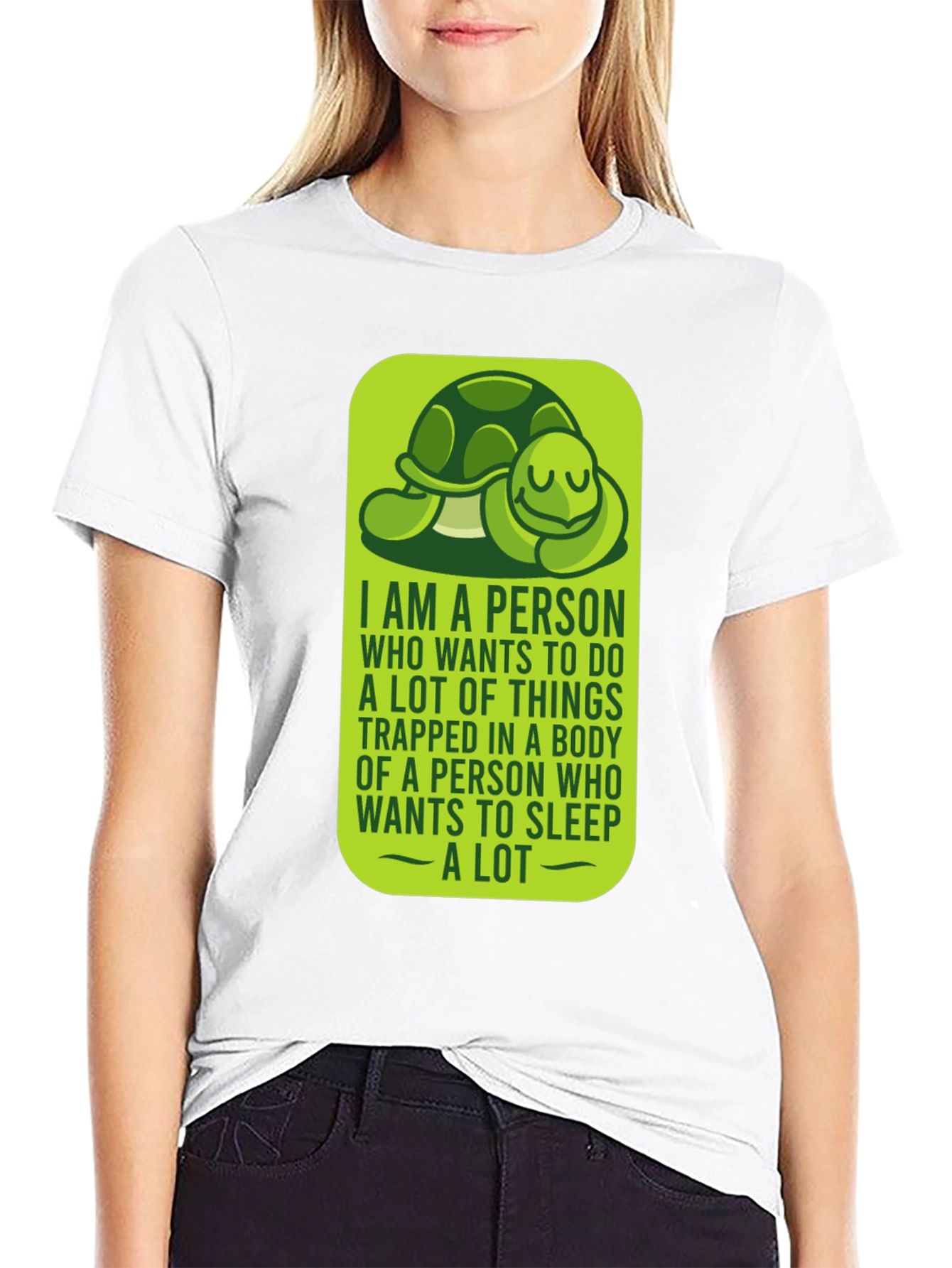 Funny Turtle Graphic T-Shirt - Introvert Sleep Lover Tee