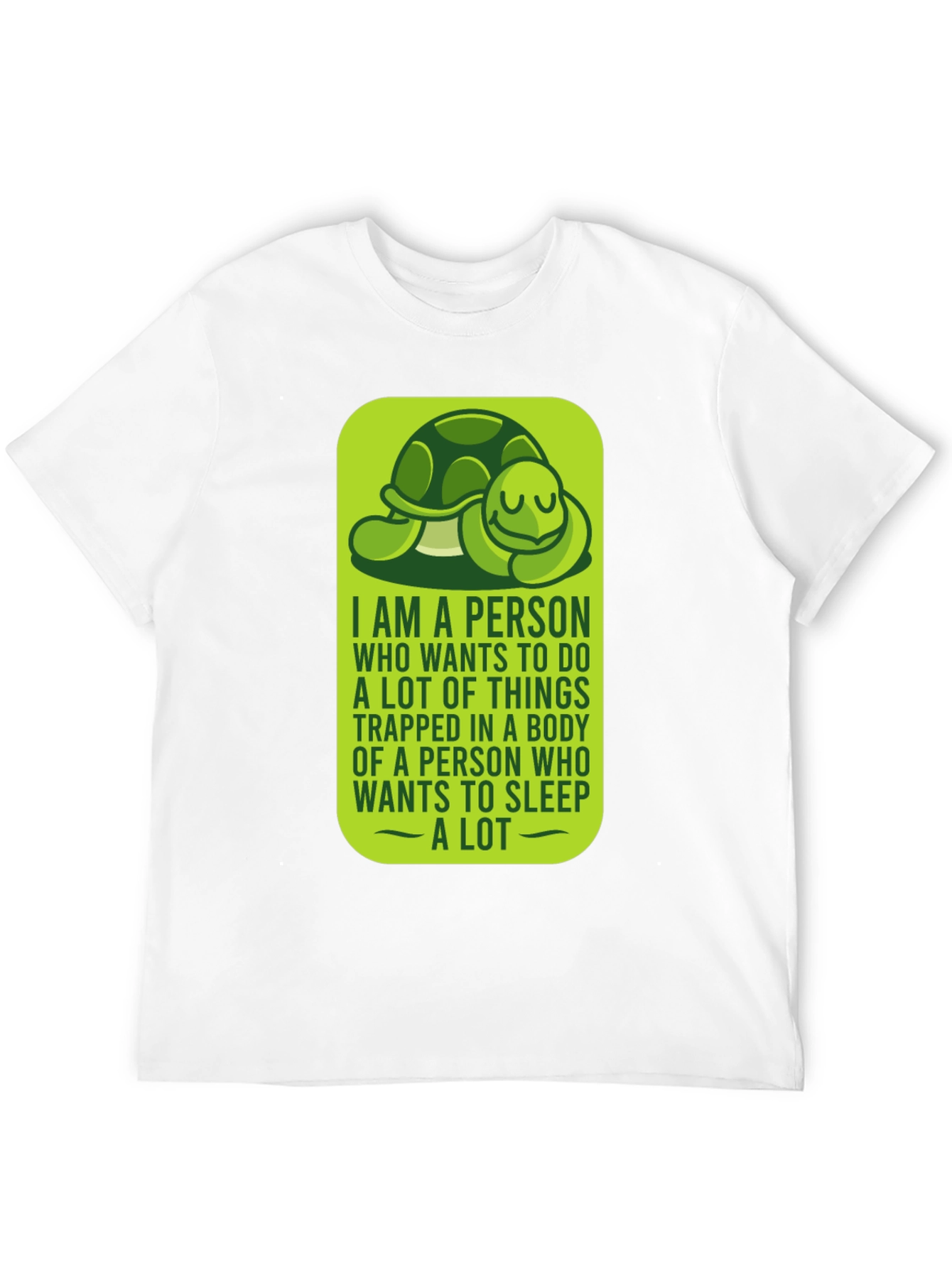 Funny Turtle Graphic T-Shirt - Introvert Sleep Lover Tee