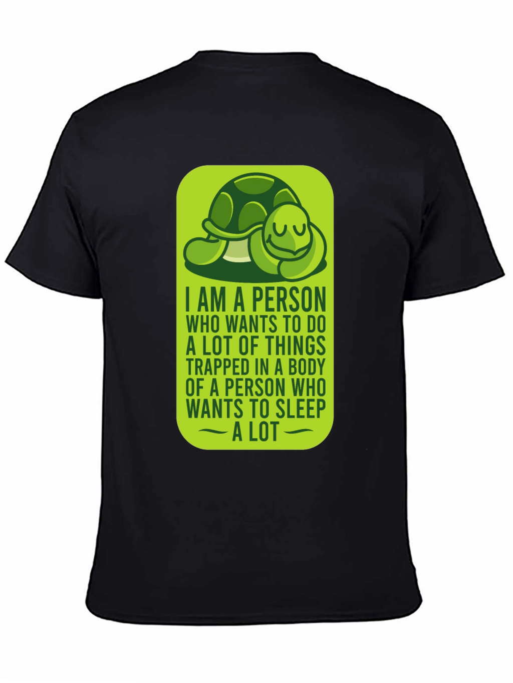 Funny Turtle Graphic T-Shirt - Introvert Sleep Lover Tee