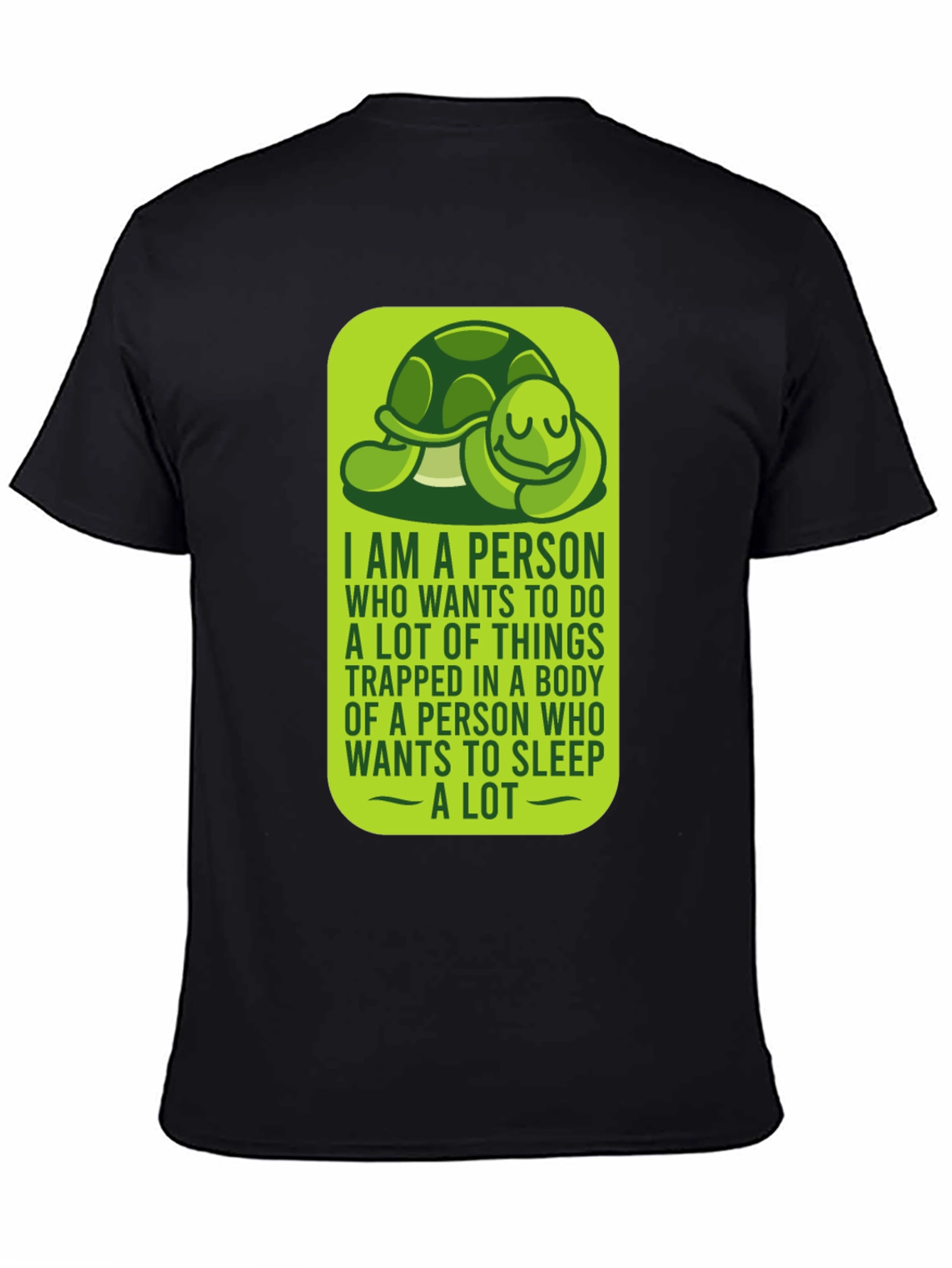 Funny Turtle Graphic T-Shirt - Introvert Sleep Lover Tee