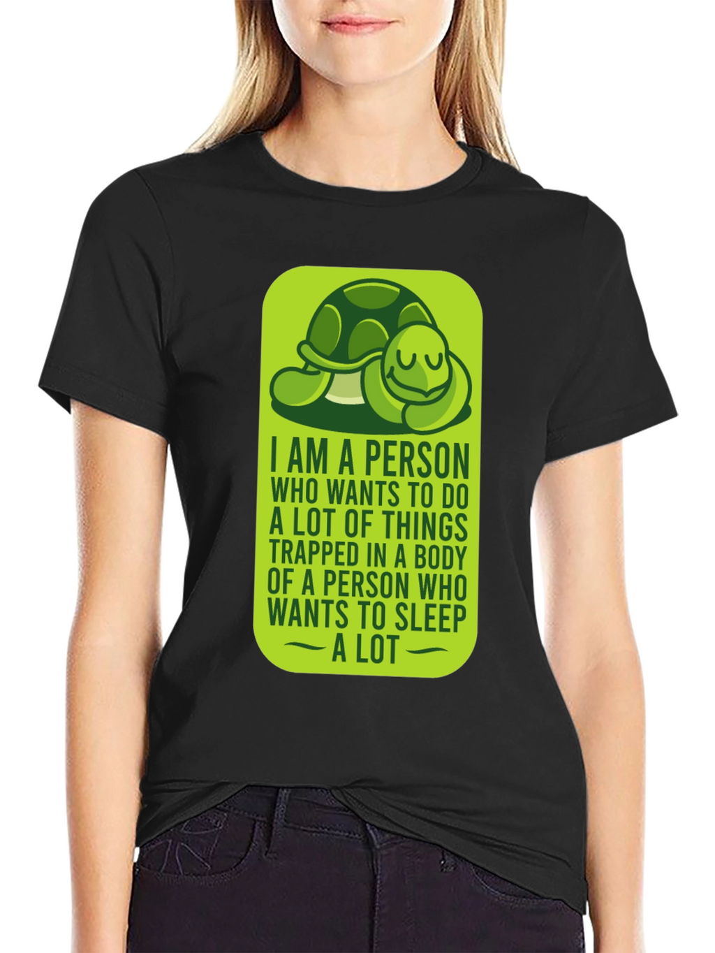 Funny Turtle Graphic T-Shirt - Introvert Sleep Lover Tee