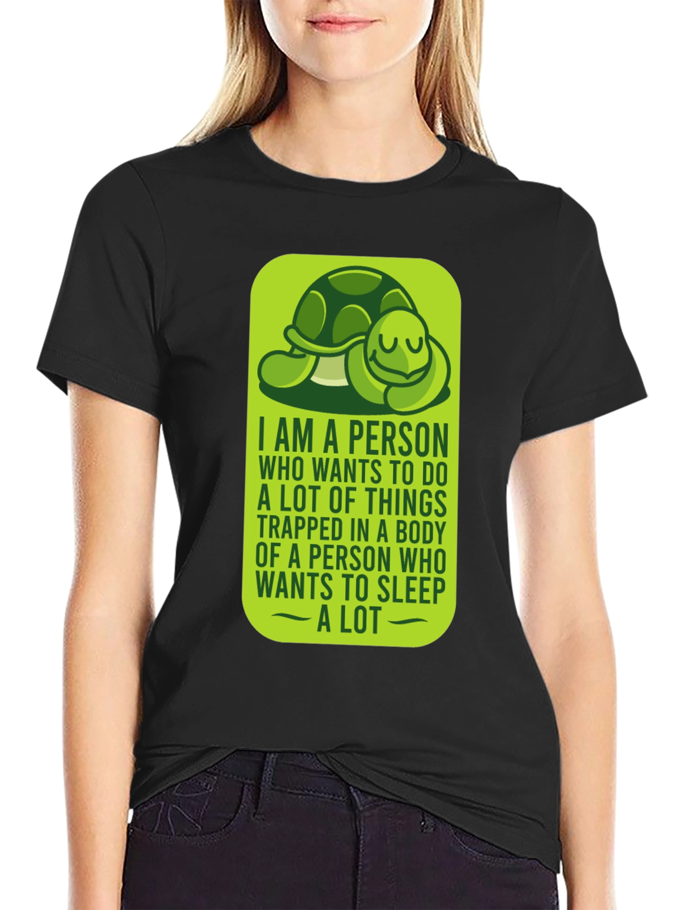 Funny Turtle Graphic T-Shirt - Introvert Sleep Lover Tee