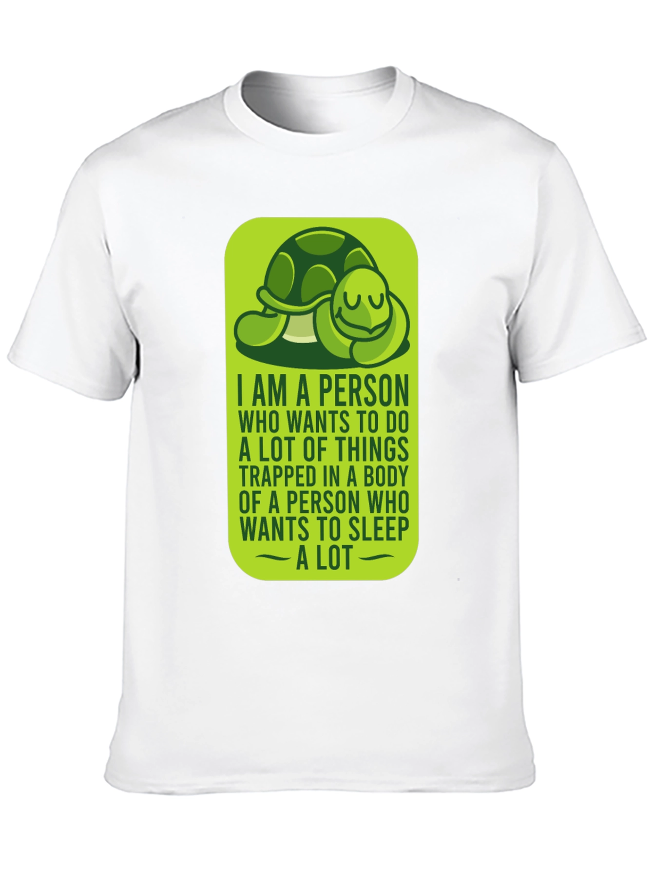 Funny Turtle Graphic T-Shirt - Introvert Sleep Lover Tee