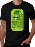 Funny Turtle Graphic T-Shirt - Introvert Sleep Lover Tee