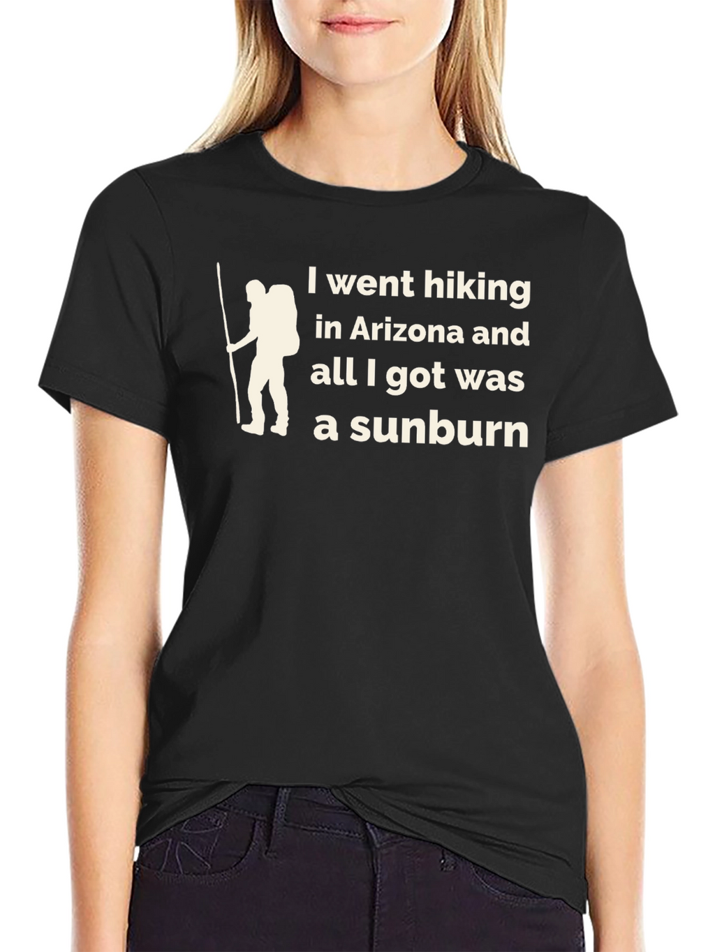 Hiking Arizona Sunburn Graphic T-Shirt