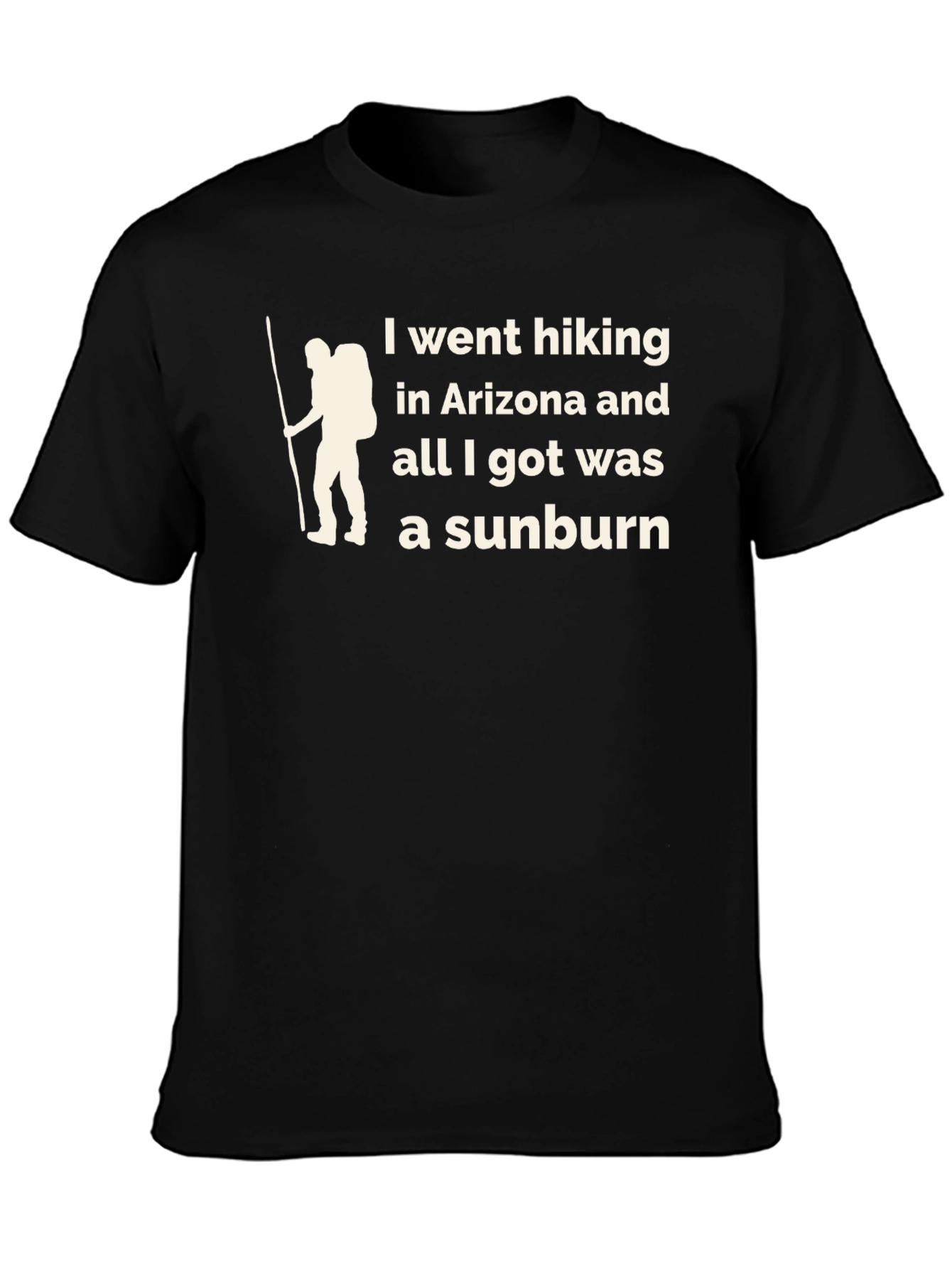 Hiking Arizona Sunburn Graphic T-Shirt