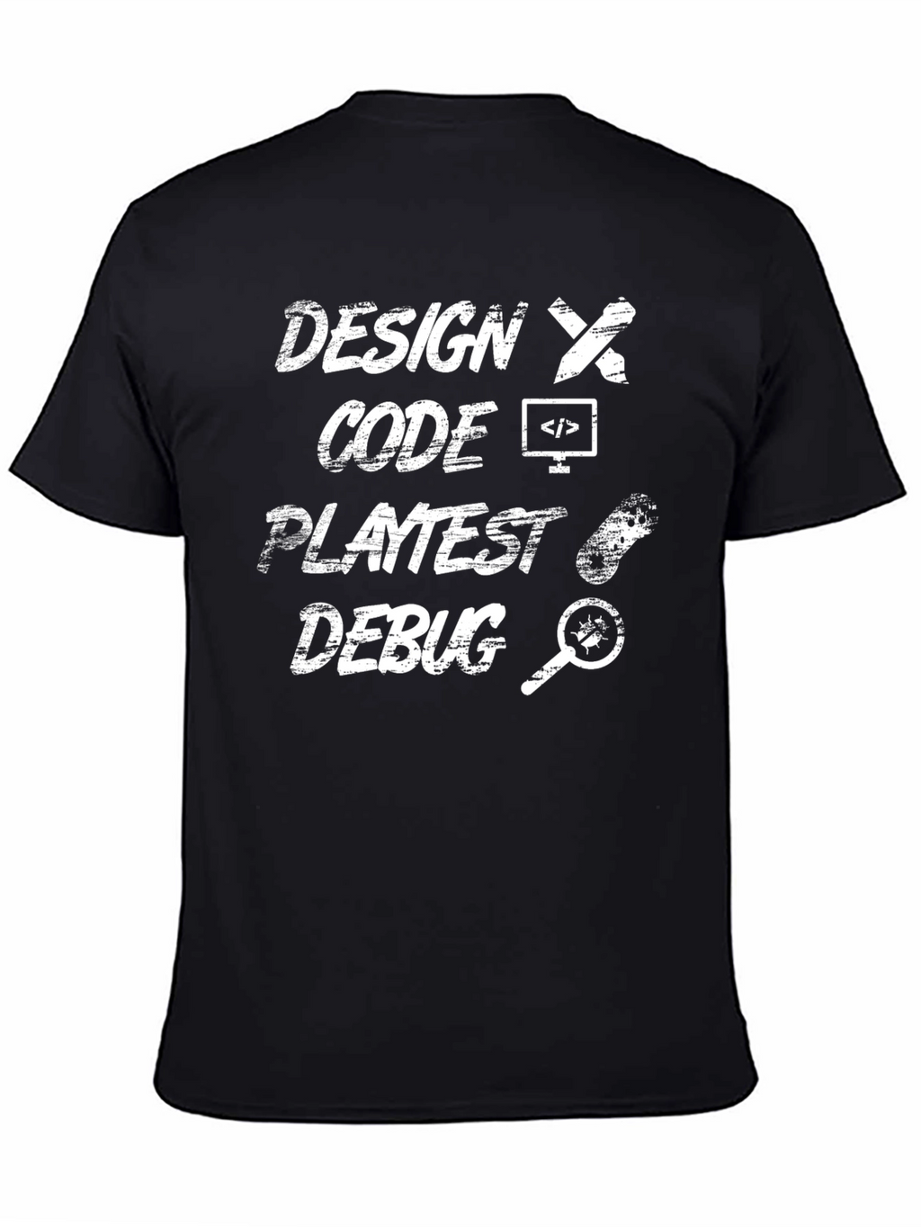 Design Code Playtest Debug Programmer T-Shirt