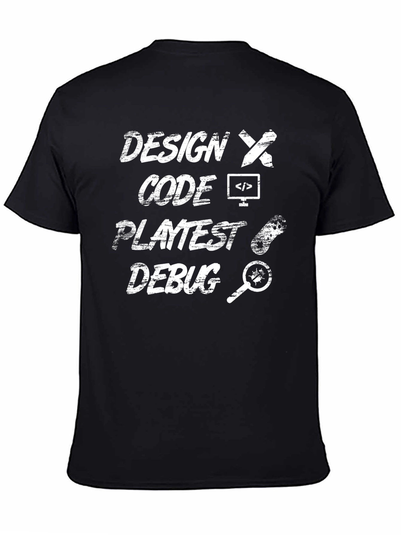 Design Code Playtest Debug Programmer T-Shirt