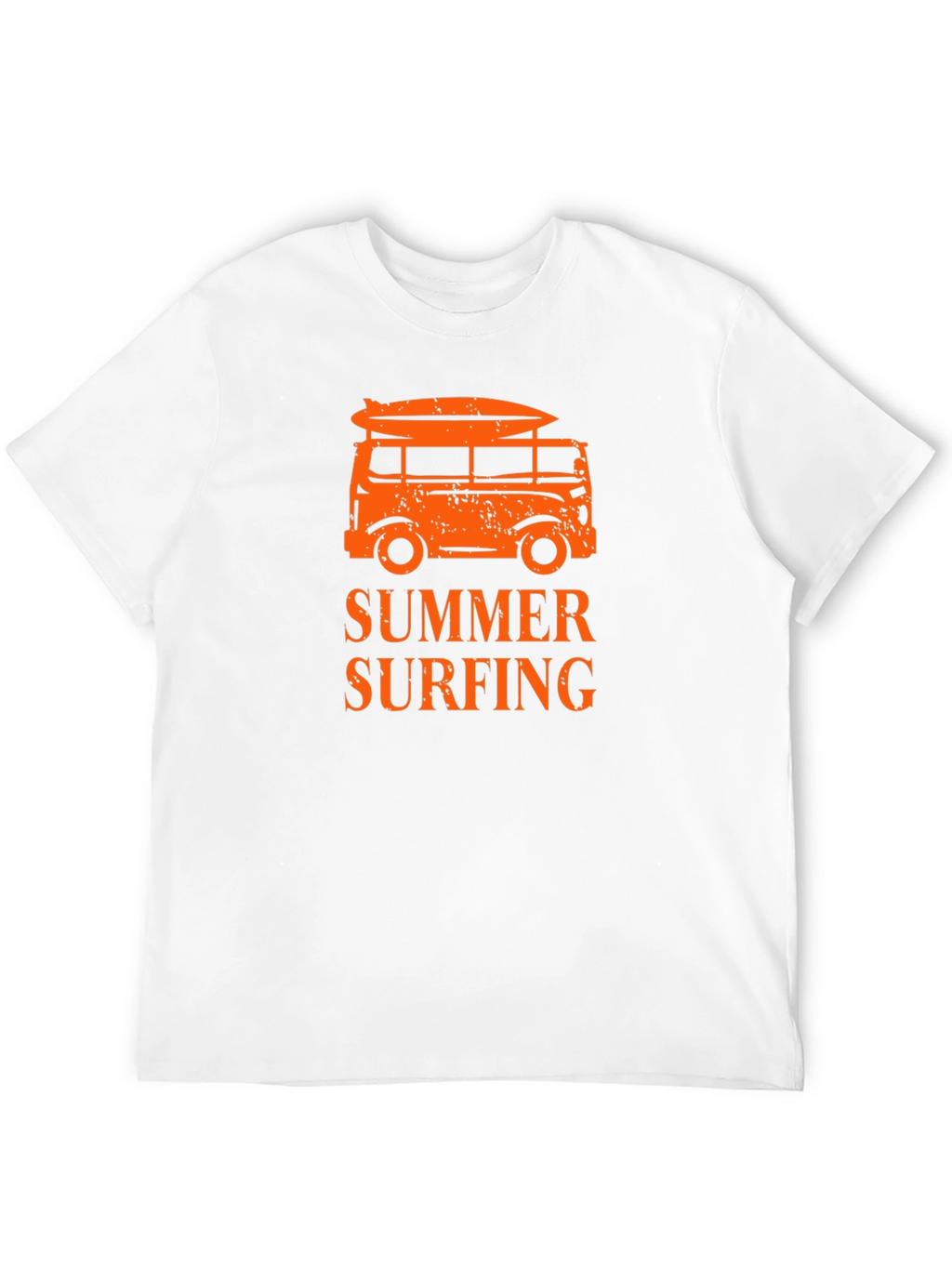 Summer Surfing Black T-Shirt