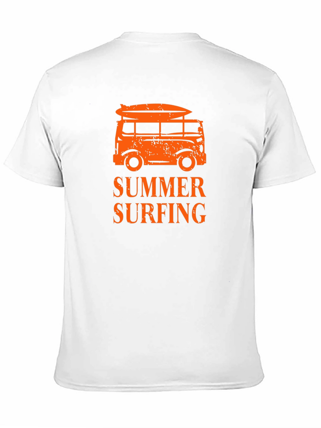 Summer Surfing Black T-Shirt