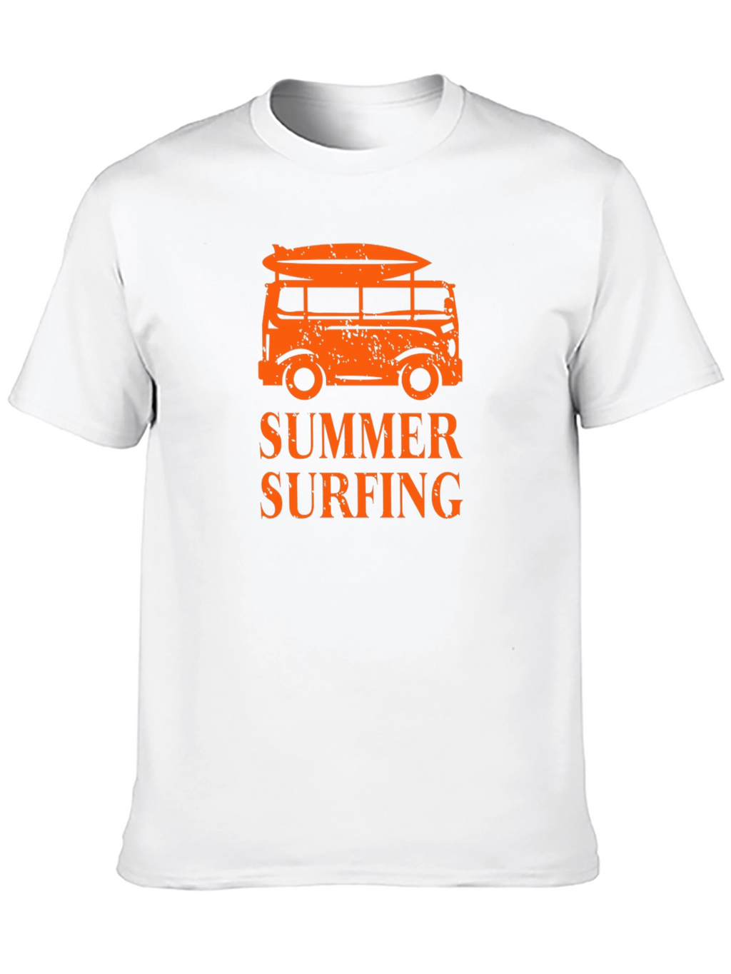 Summer Surfing Black T-Shirt