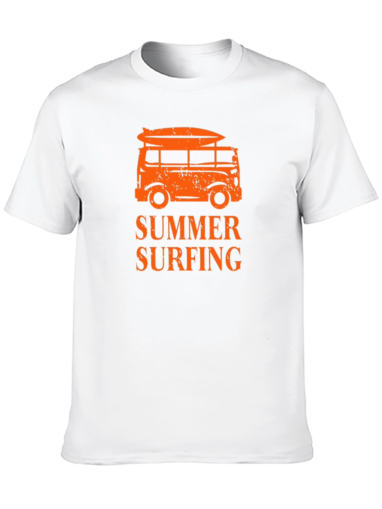 Summer Surfing Black T-Shirt