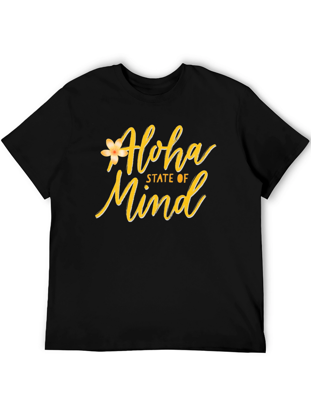 Aloha State of Mind Graphic Tee - Black