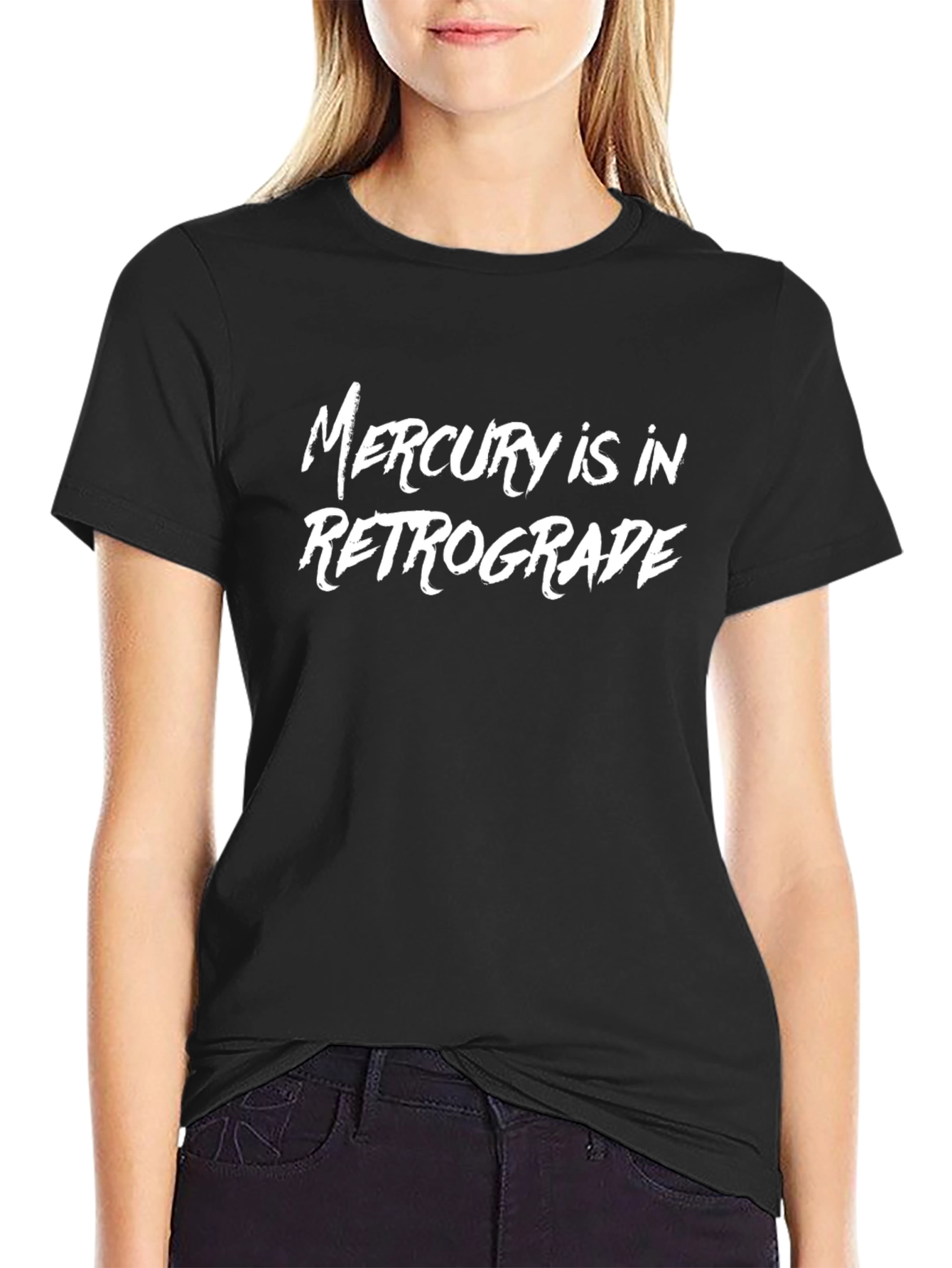Mercury Retrograde Black T-Shirt