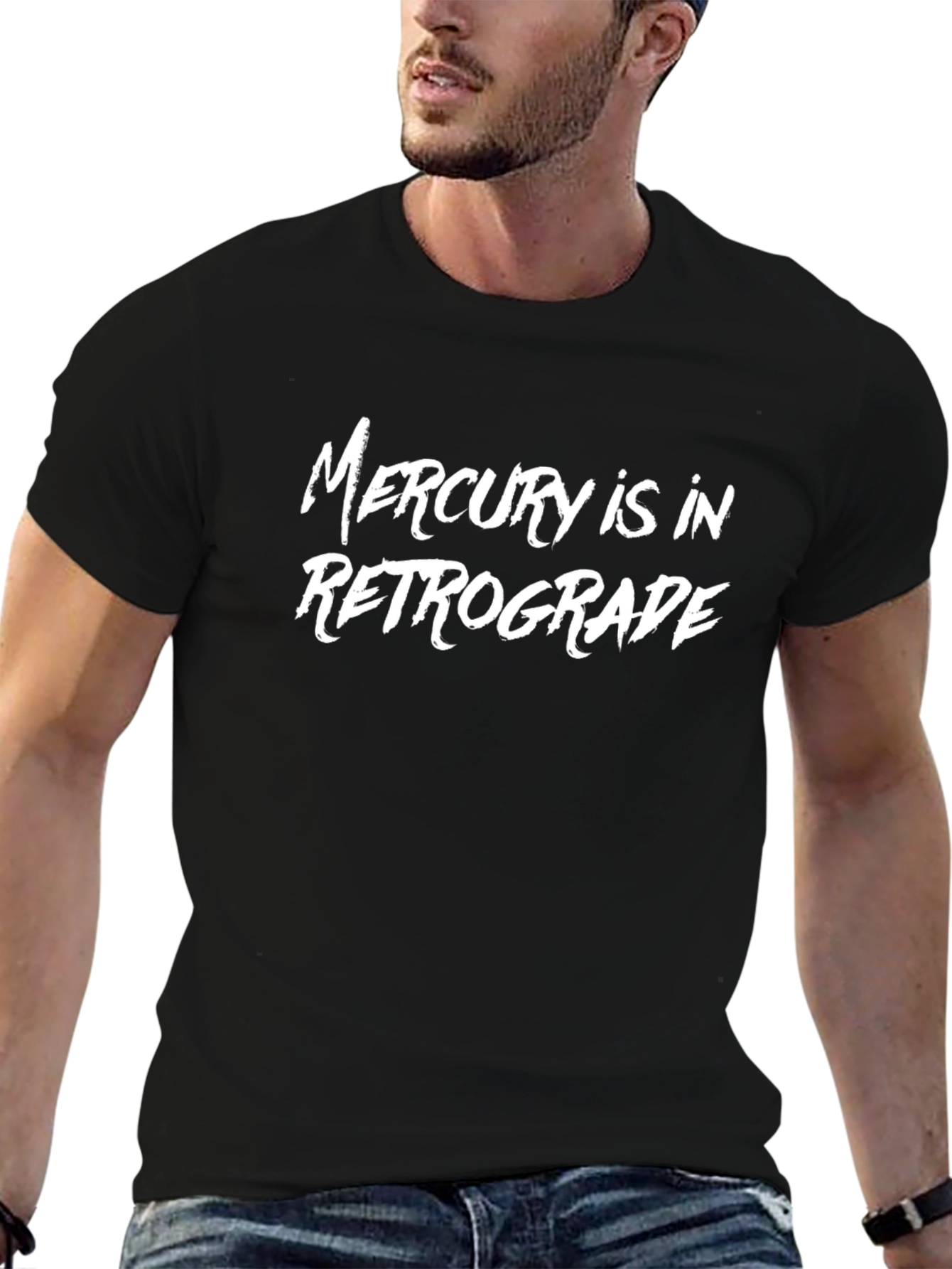 Mercury Retrograde Black T-Shirt