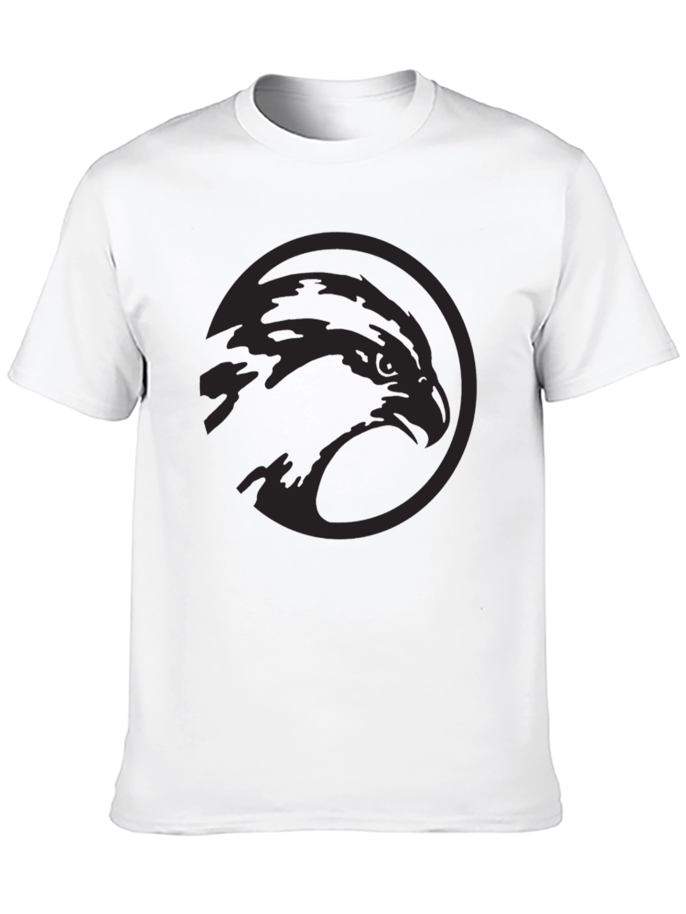 Mens Black Eagle Graphic Tee - Stylish & Modern