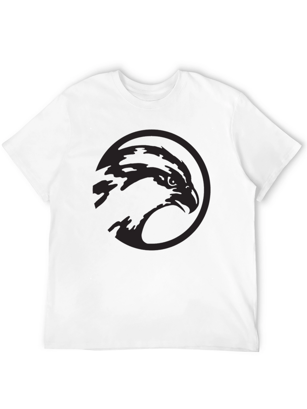 Mens Black Eagle Graphic Tee - Stylish & Modern
