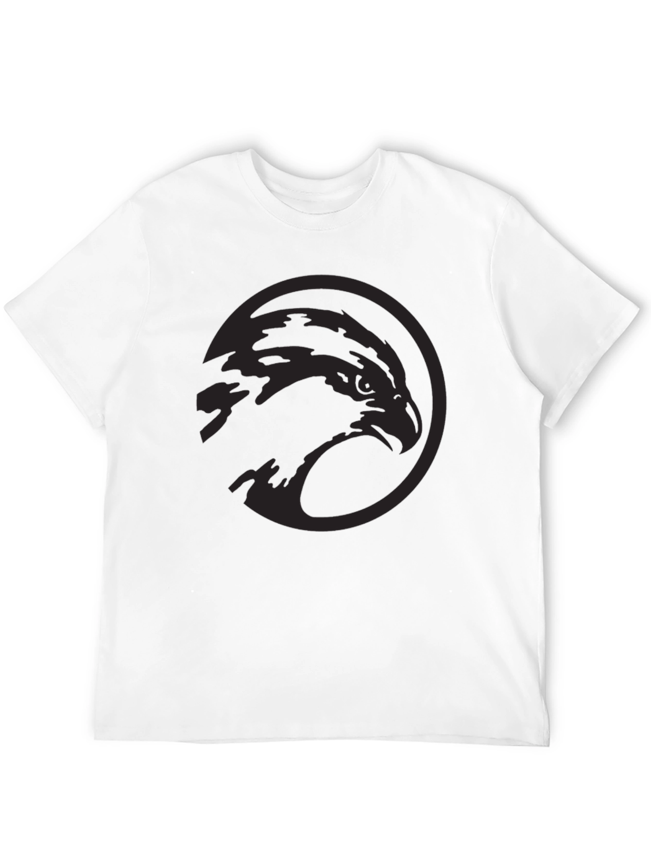 Mens Black Eagle Graphic Tee - Stylish & Modern