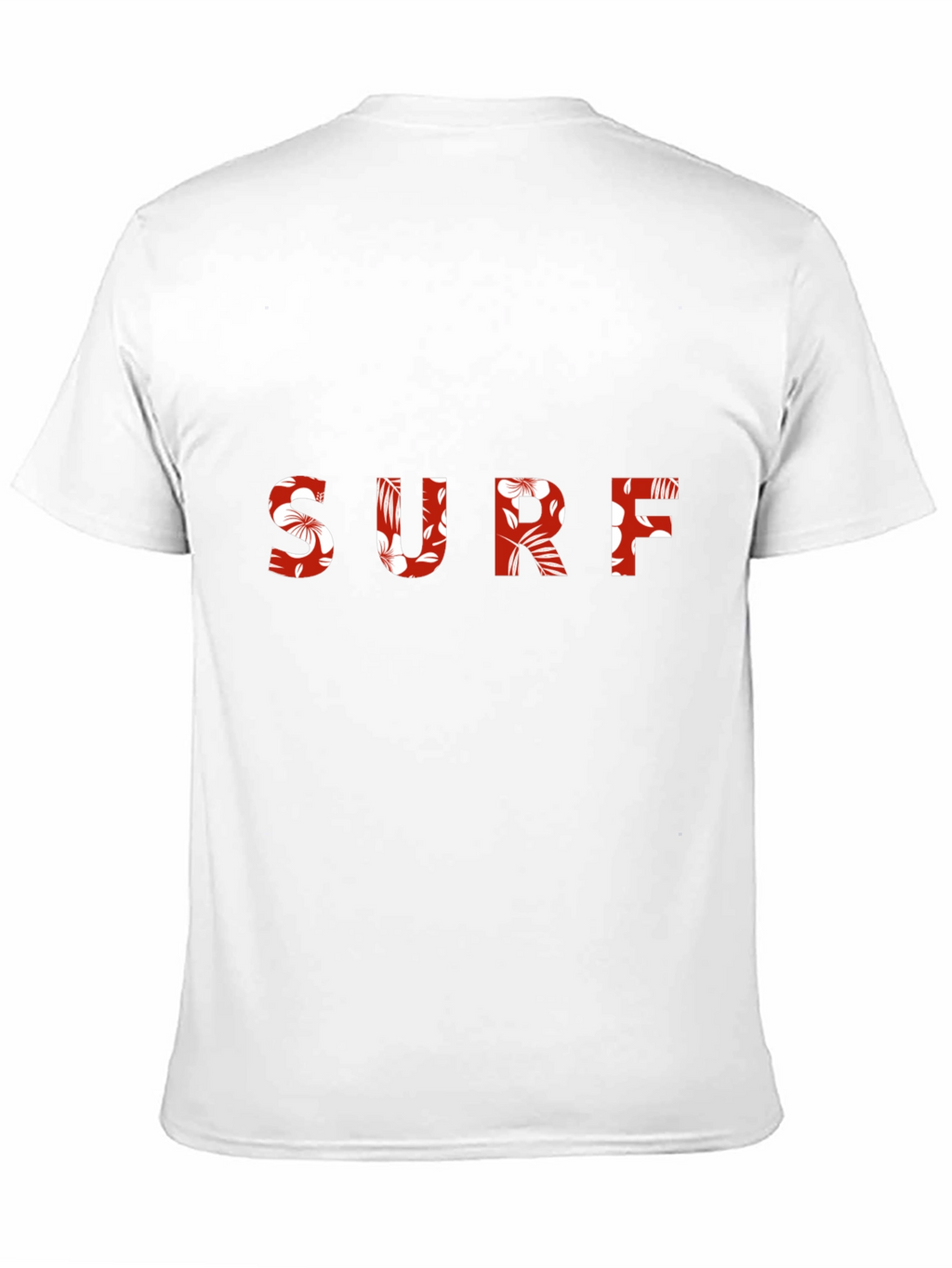 Floral Surf Tee - Black Cotton Graphic T-Shirt