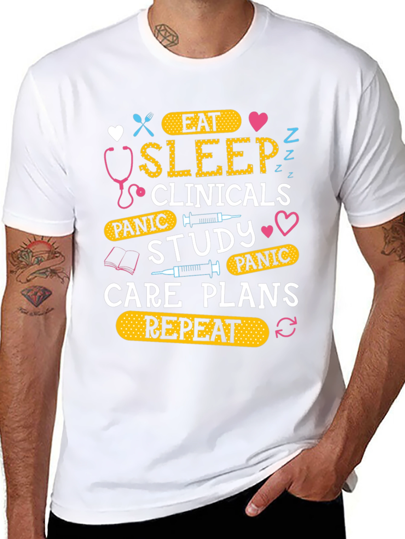 Eat Sleep Clinicals Repeat T-Shirt