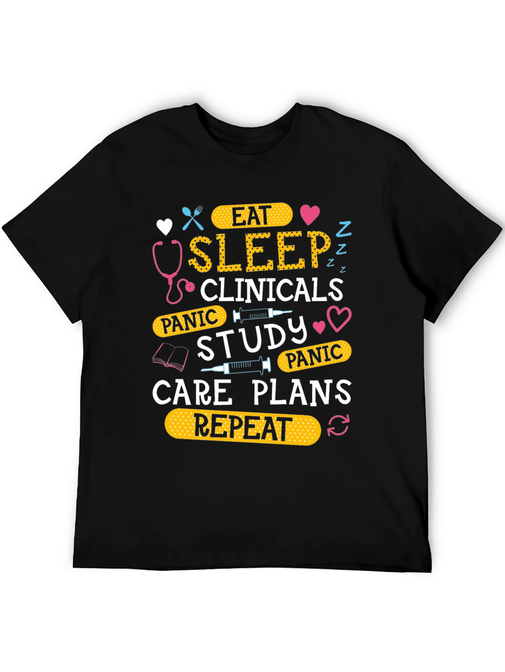 Eat Sleep Clinicals Repeat T-Shirt