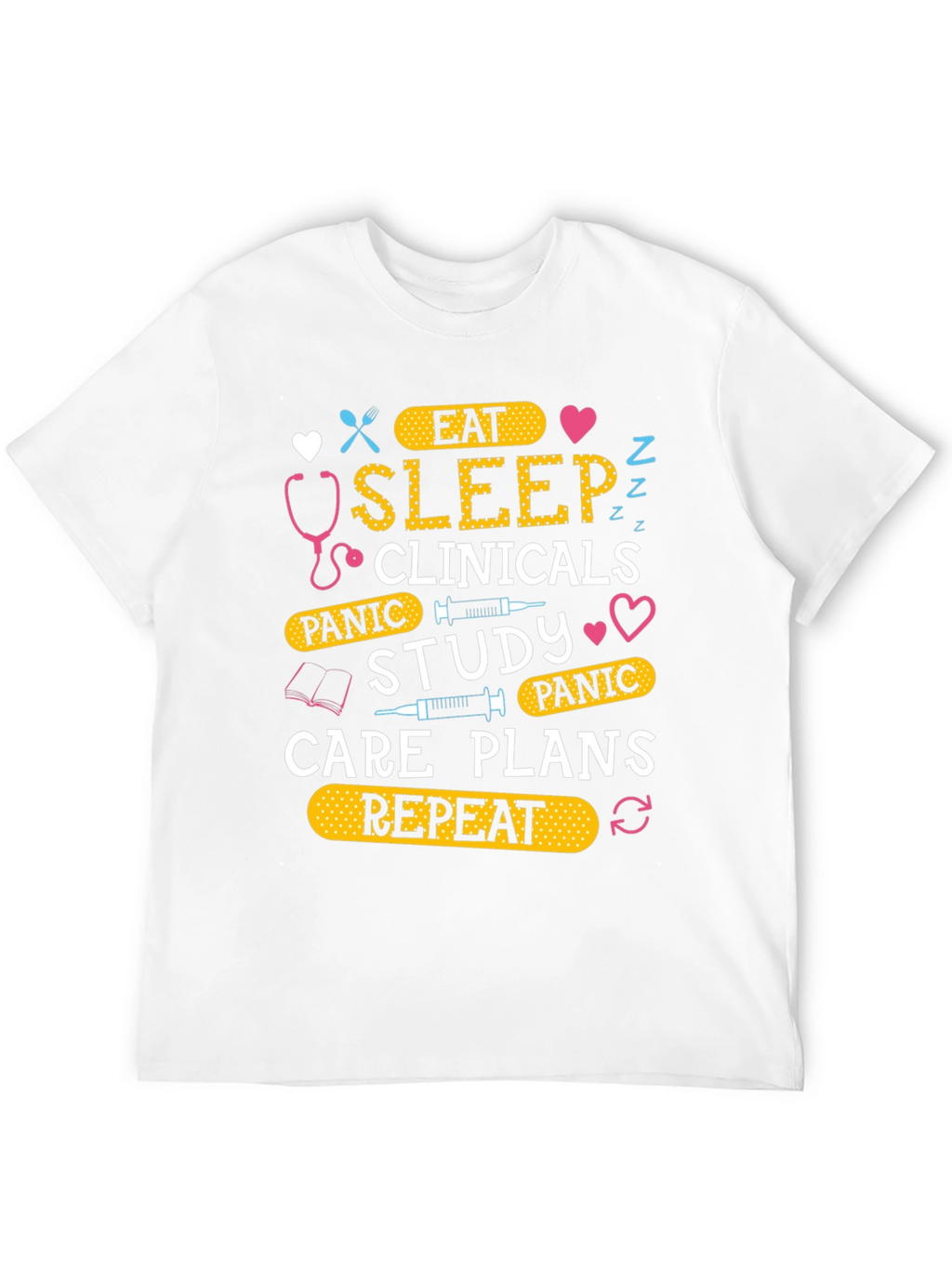 Eat Sleep Clinicals Repeat T-Shirt