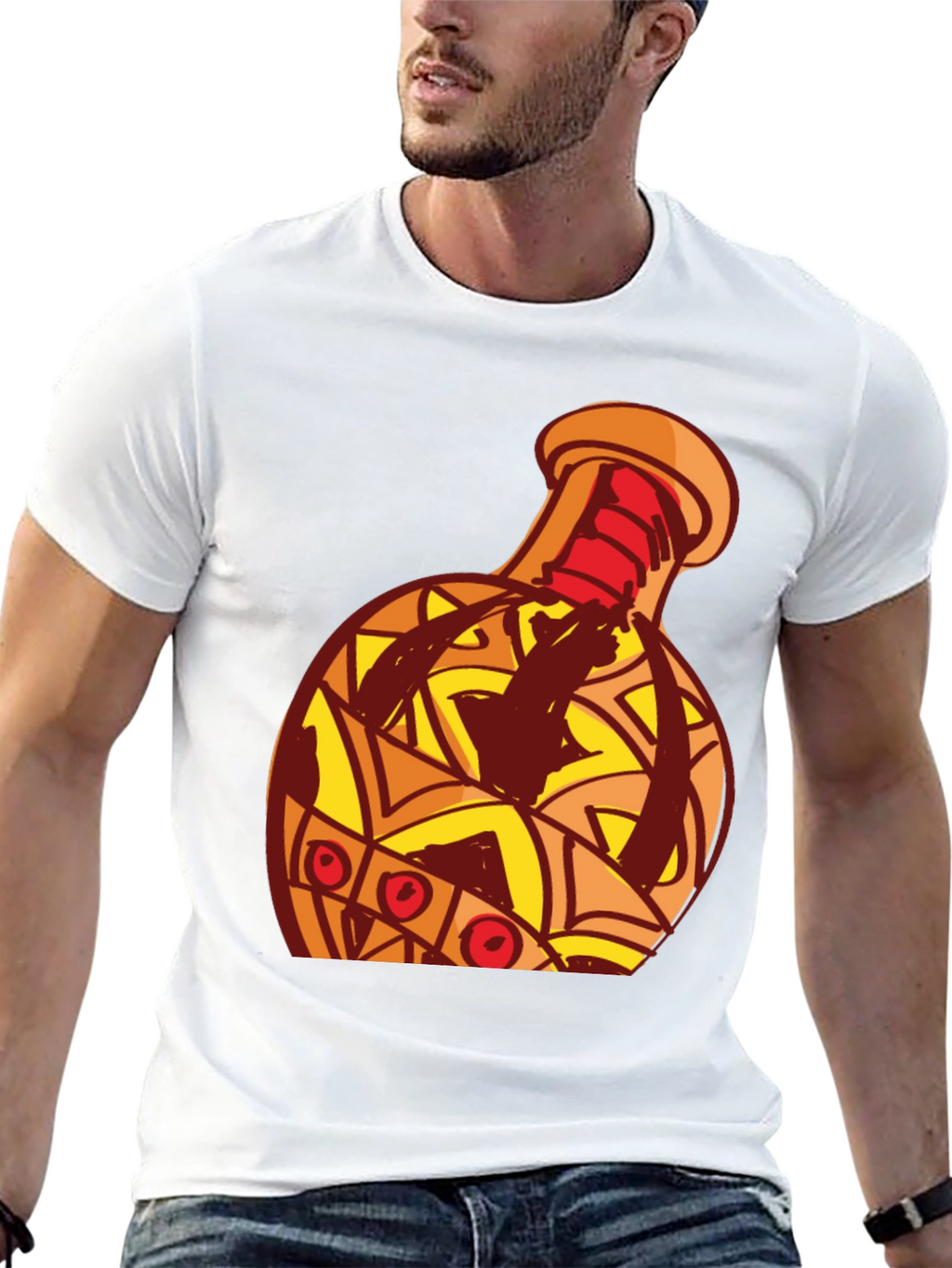 Tribal Vase Graphic Tee