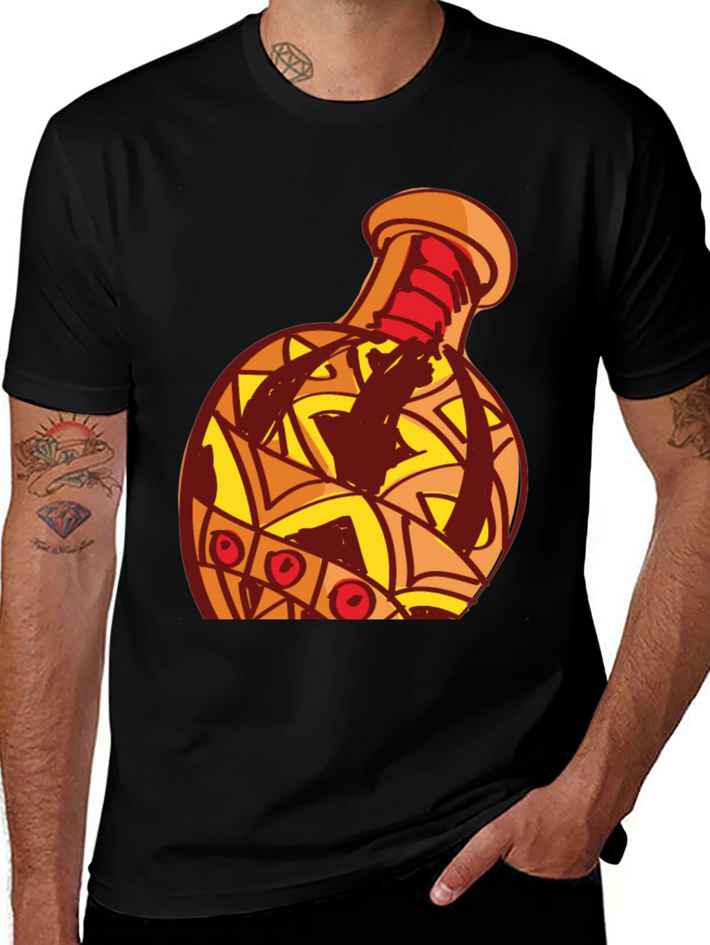 Tribal Vase Graphic Tee
