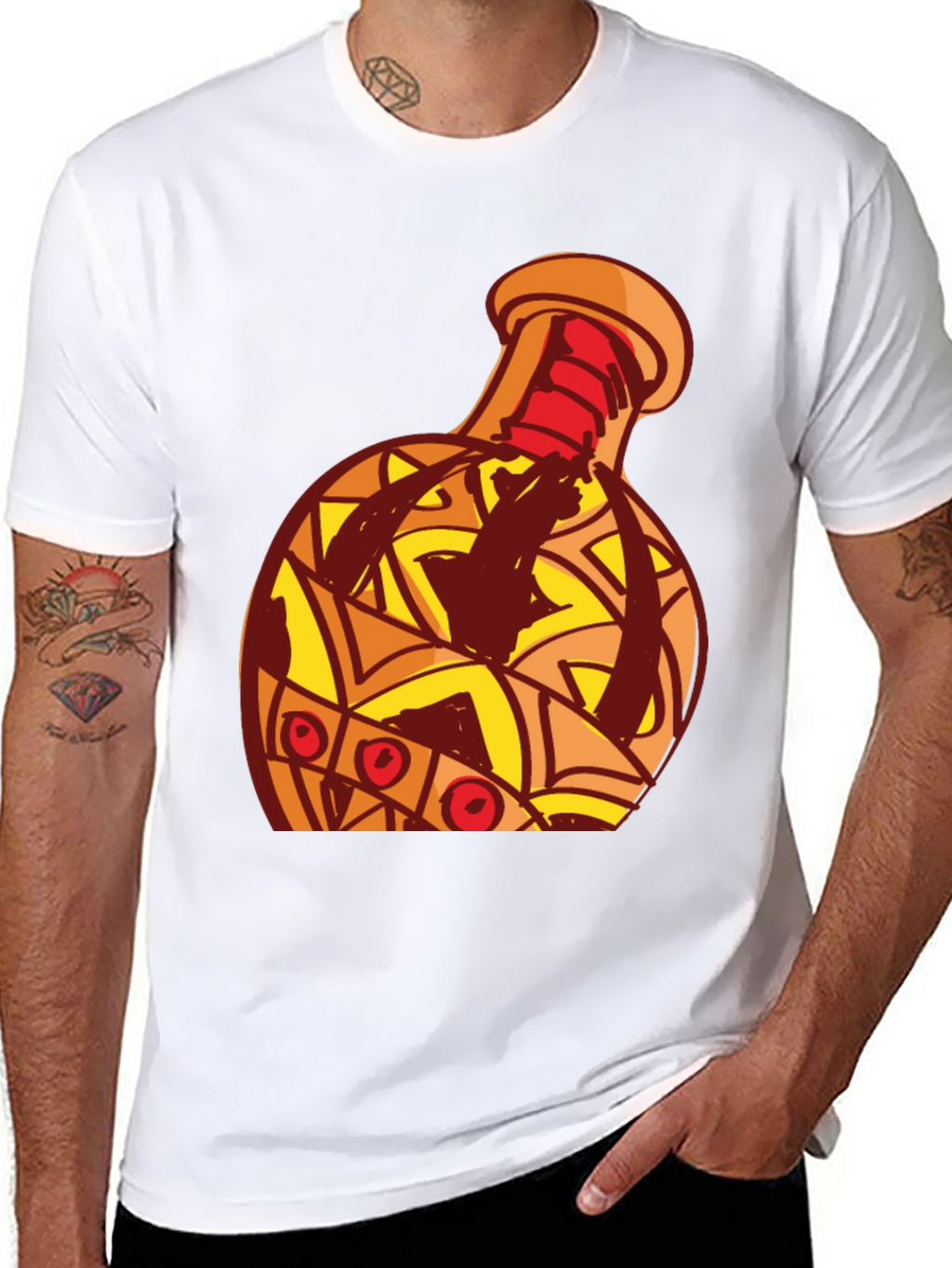 Tribal Vase Graphic Tee