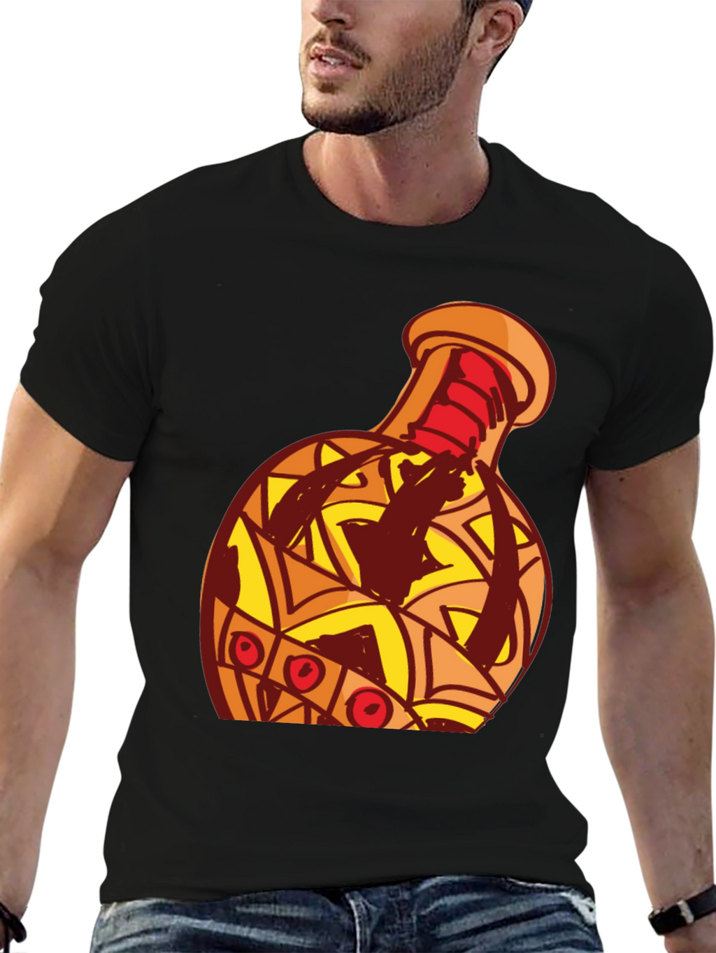 Tribal Vase Graphic Tee