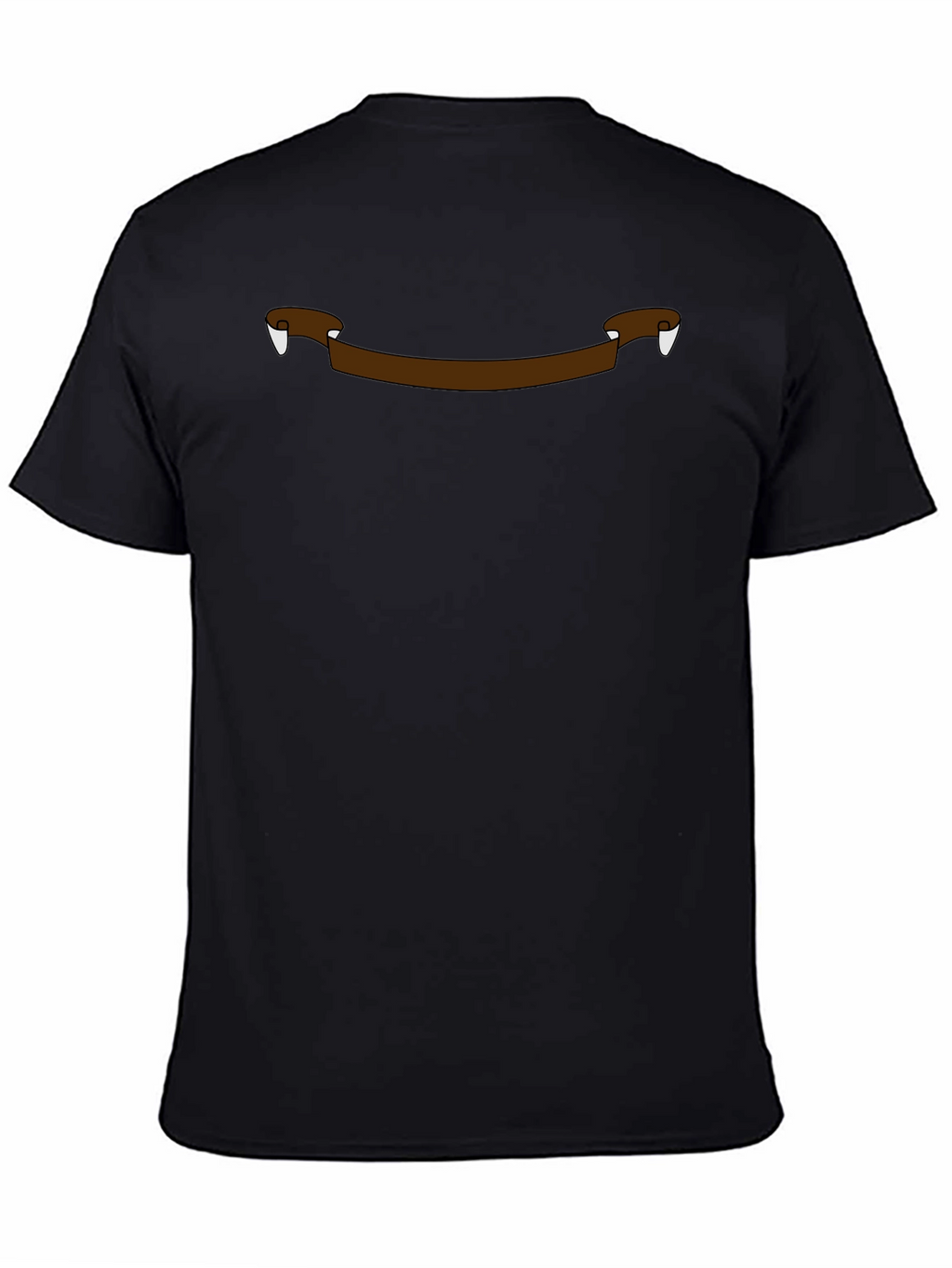 Vampire Fangs Banner Graphic Tee - Mens