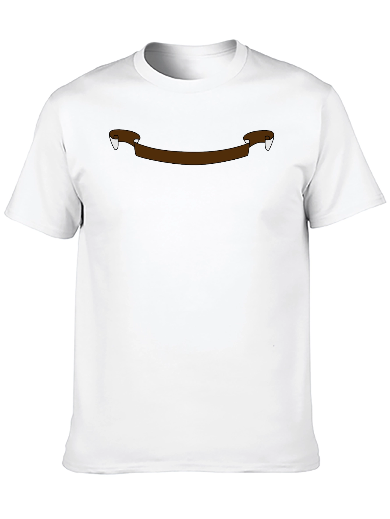 Vampire Fangs Banner Graphic Tee - Mens
