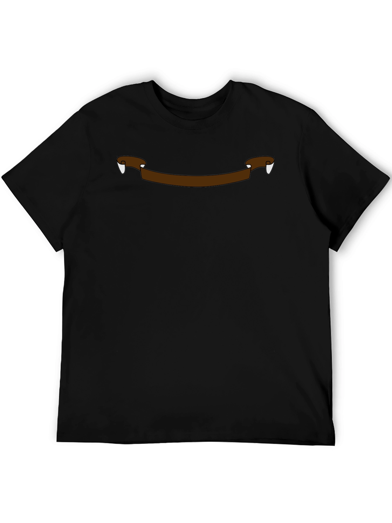 Vampire Fangs Banner Graphic Tee - Mens
