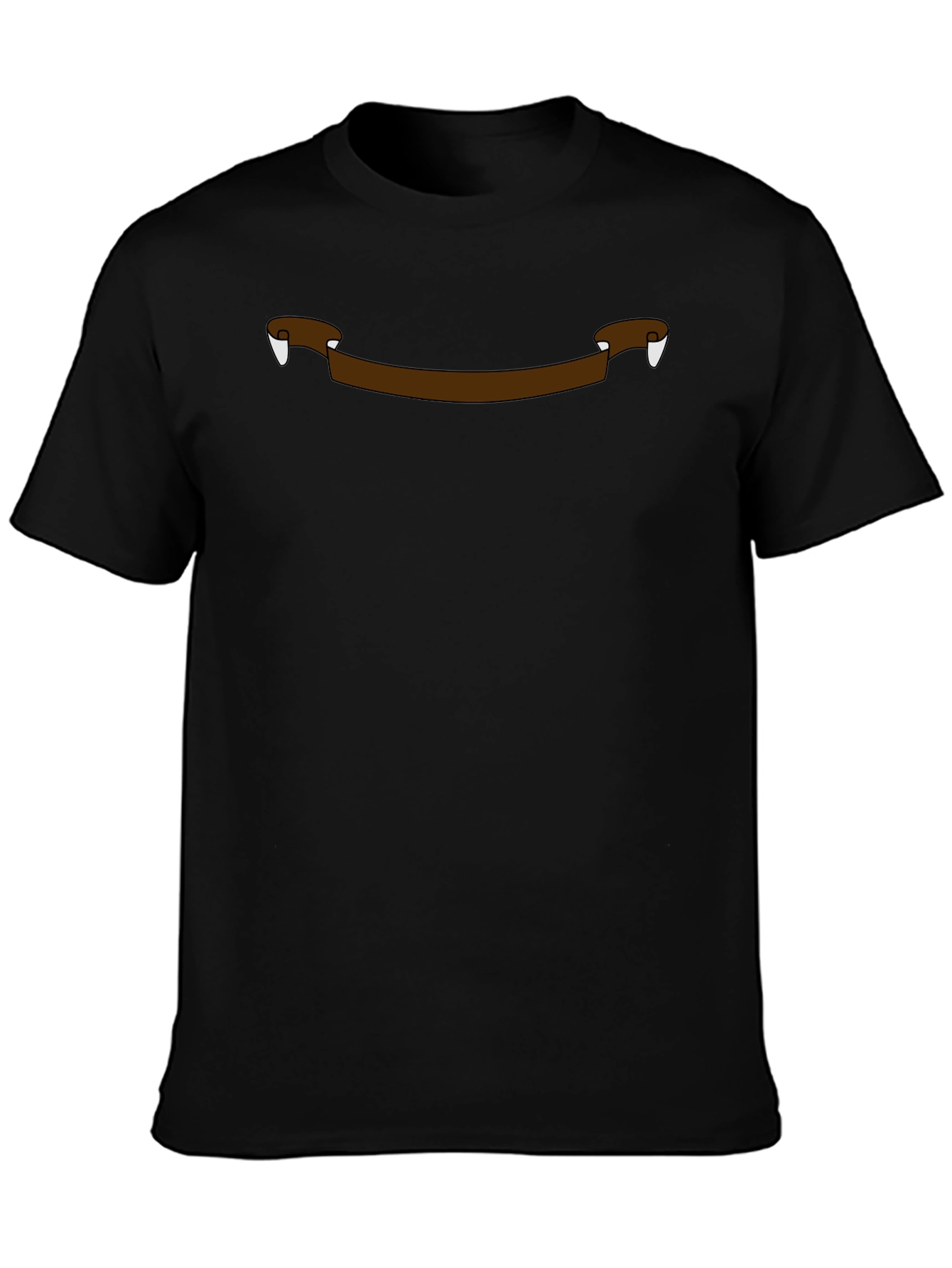 Vampire Fangs Banner Graphic Tee - Mens