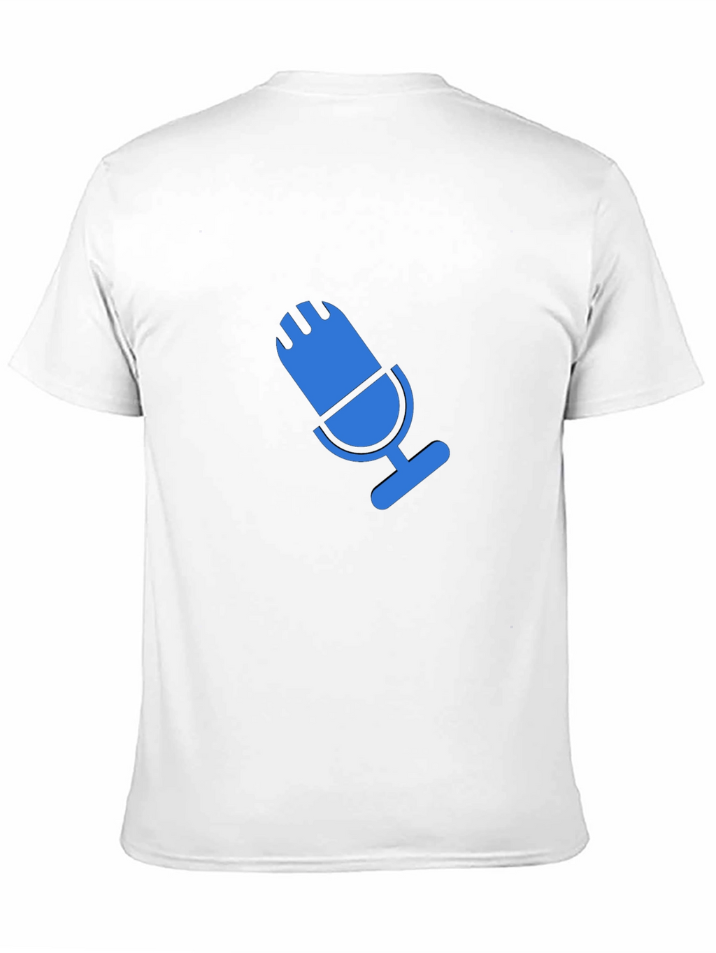 Blue Microphone Graphic Black T-Shirt