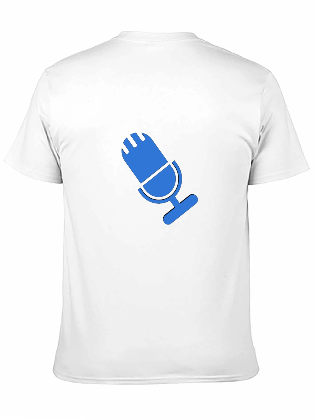 Blue Microphone Graphic Black T-Shirt