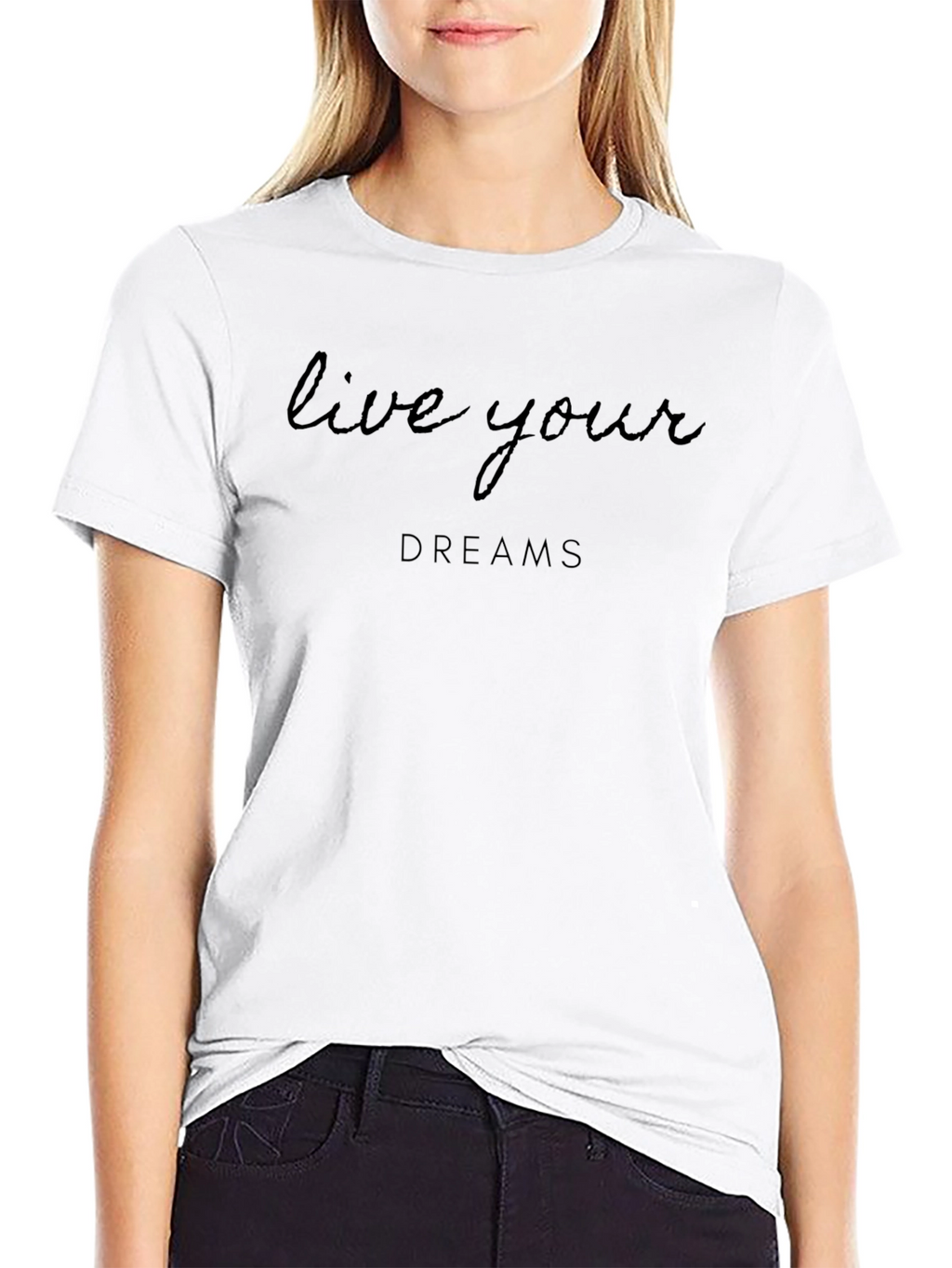 Live Your Dreams Black T-Shirt