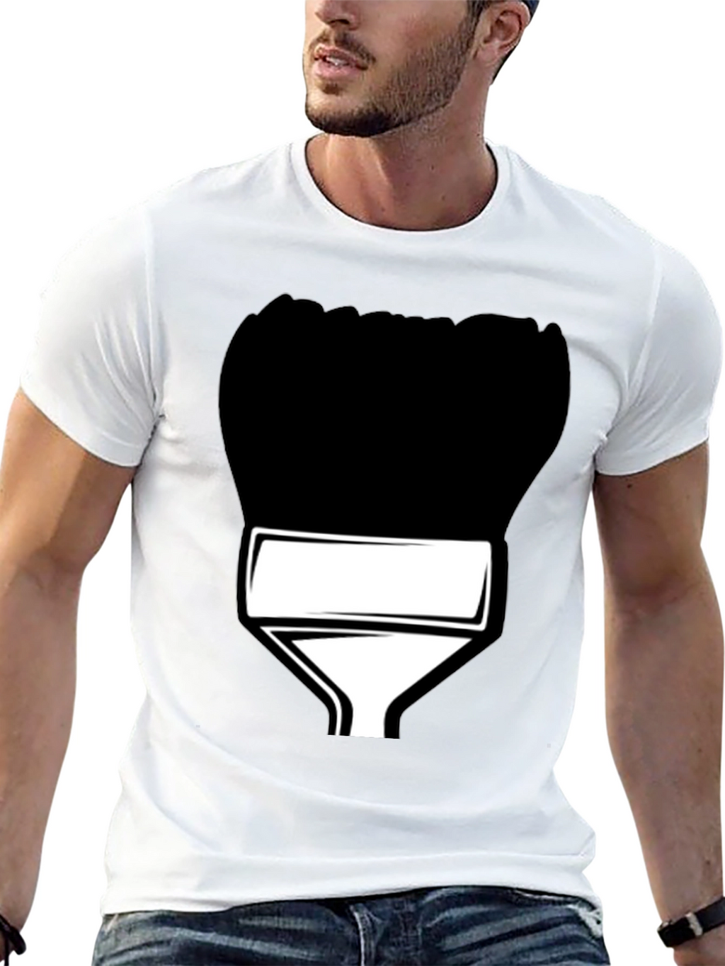 Paint Brush Graphic T-Shirt
