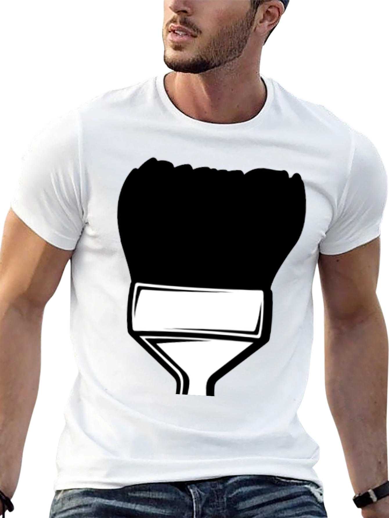 Paint Brush Graphic T-Shirt