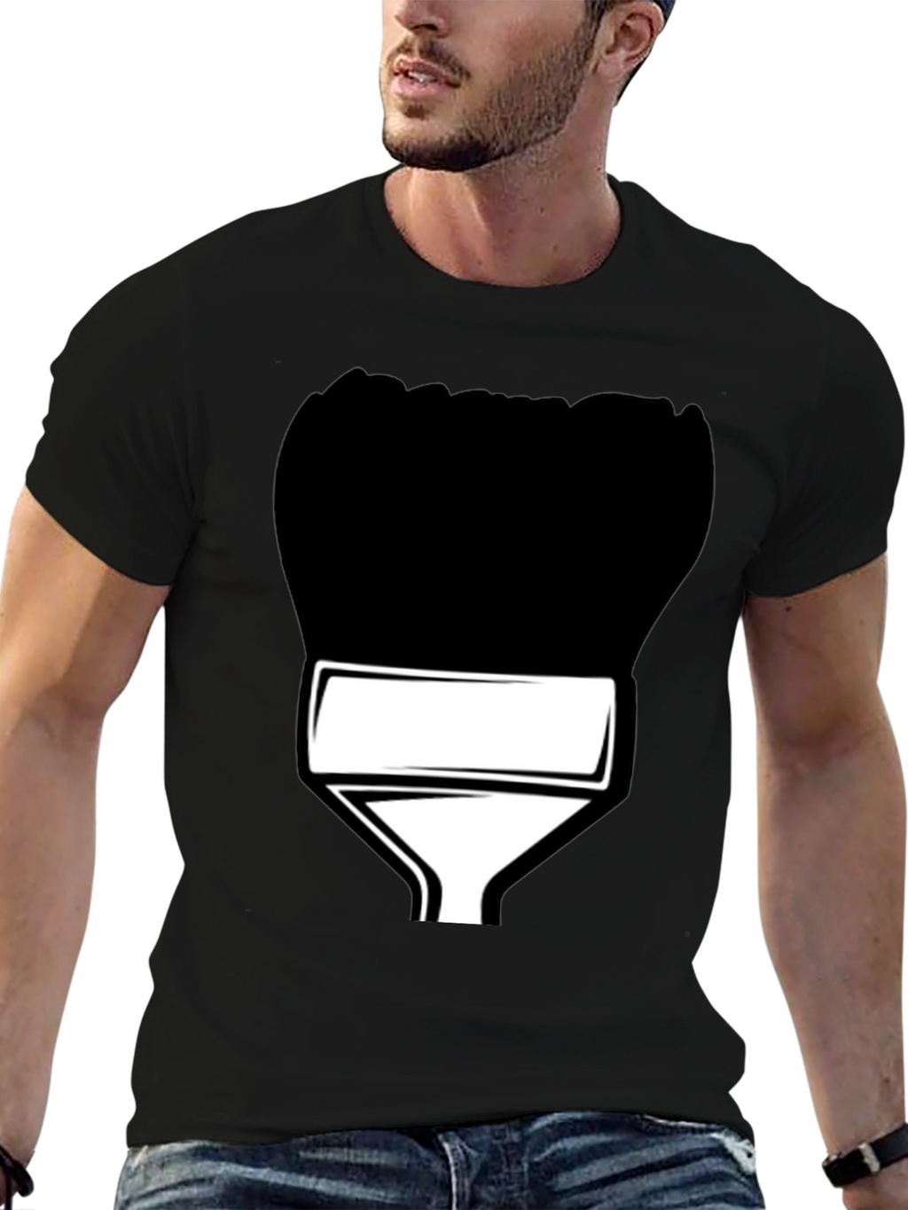 Paint Brush Graphic T-Shirt
