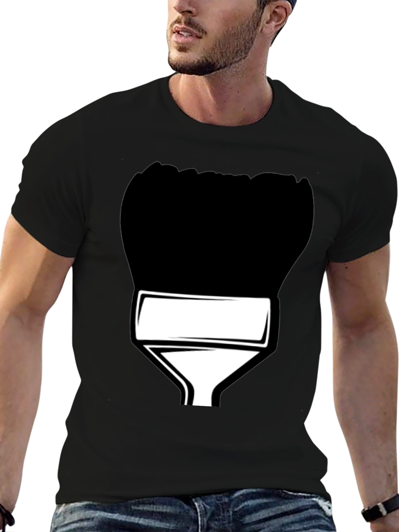 Paint Brush Graphic T-Shirt