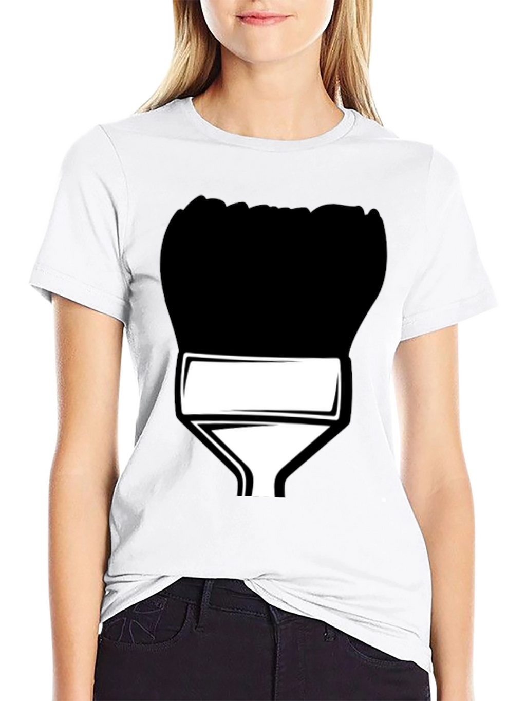 Paint Brush Graphic T-Shirt