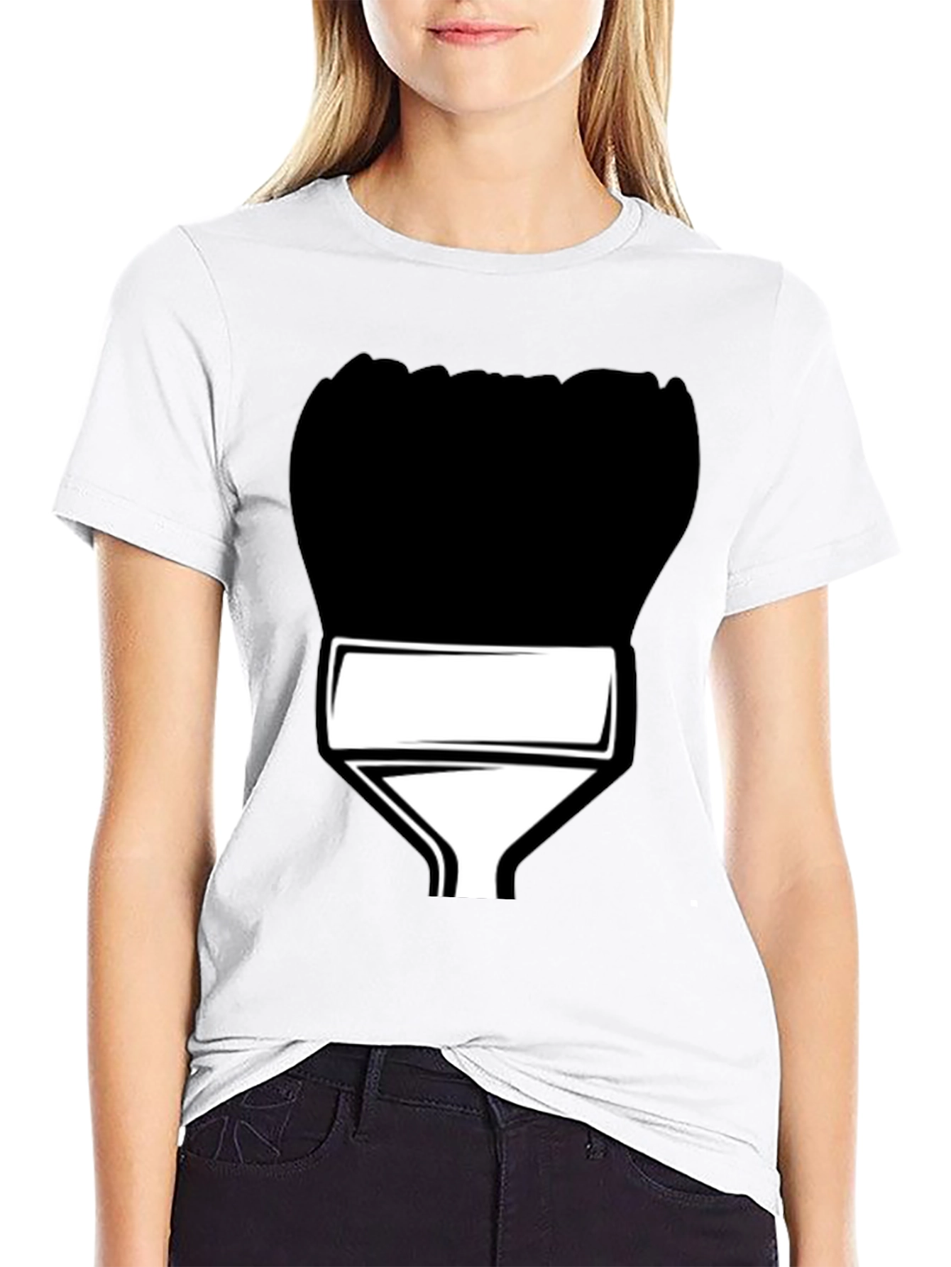 Paint Brush Graphic T-Shirt