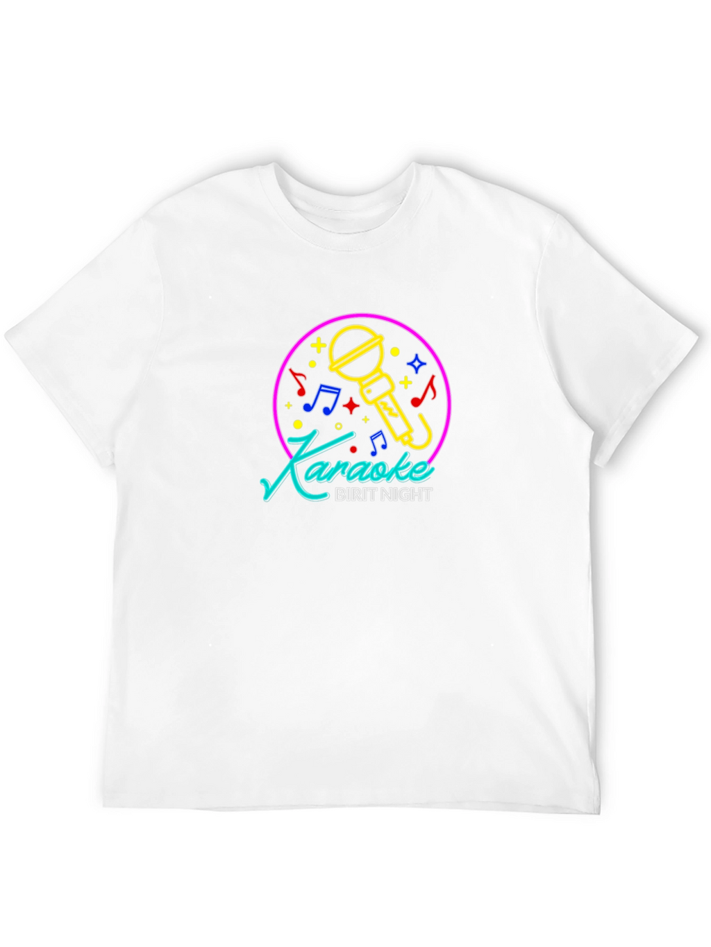 Karaoke Birit Night Black T-Shirt